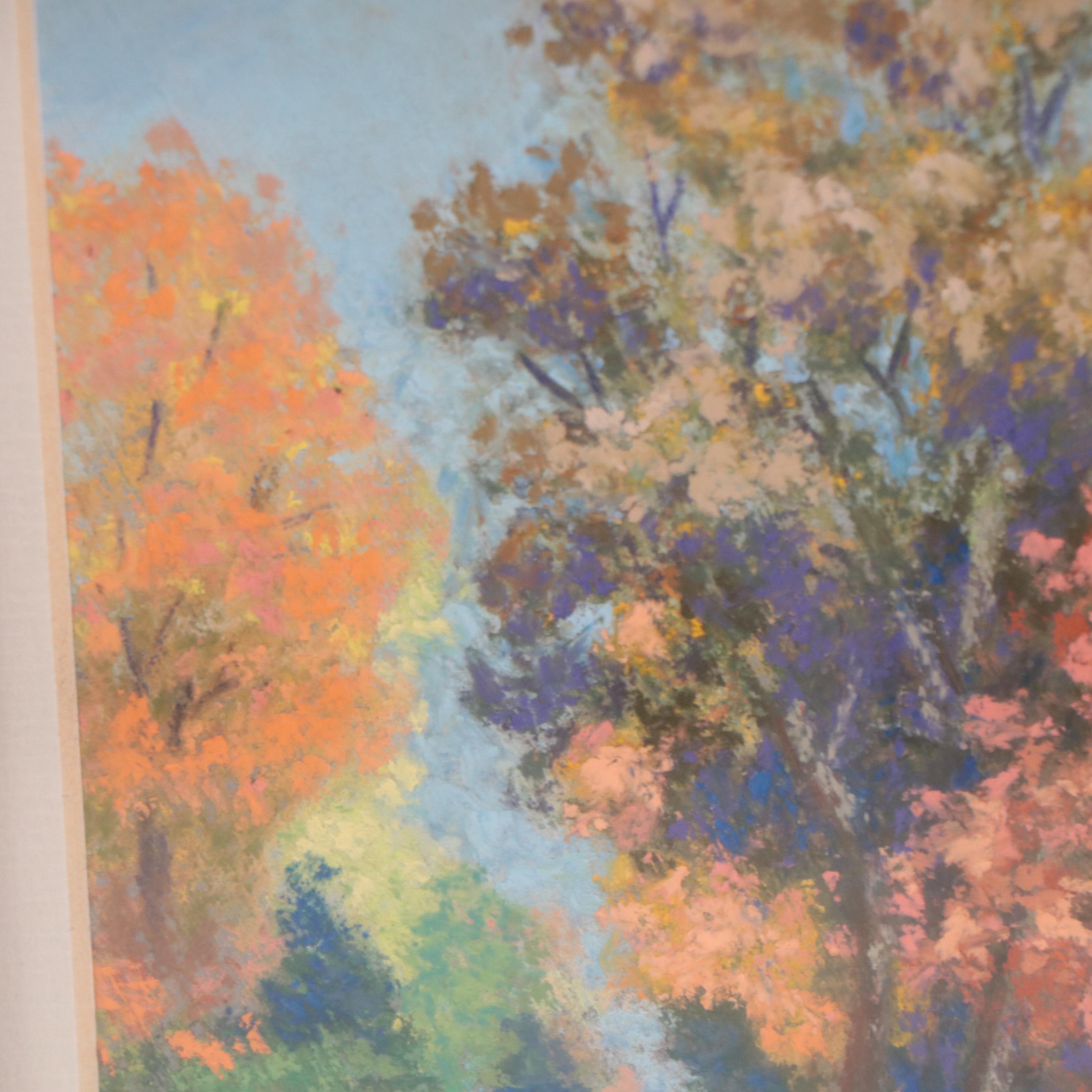 Mary Jean Weber Pastel Drawing "Nunner Road"