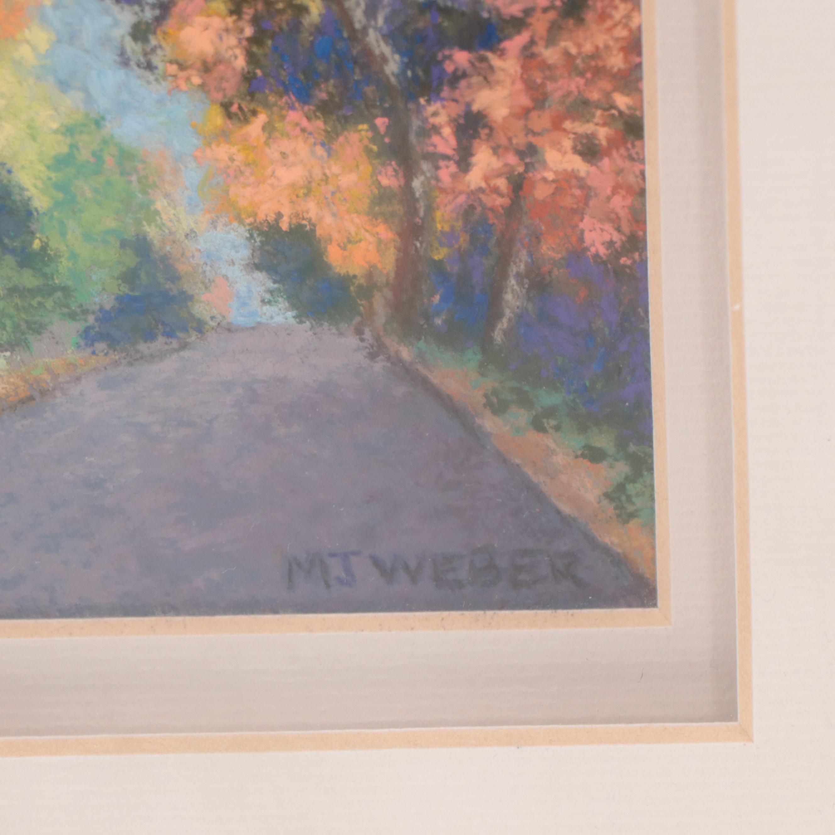 Mary Jean Weber Pastel Drawing "Nunner Road"
