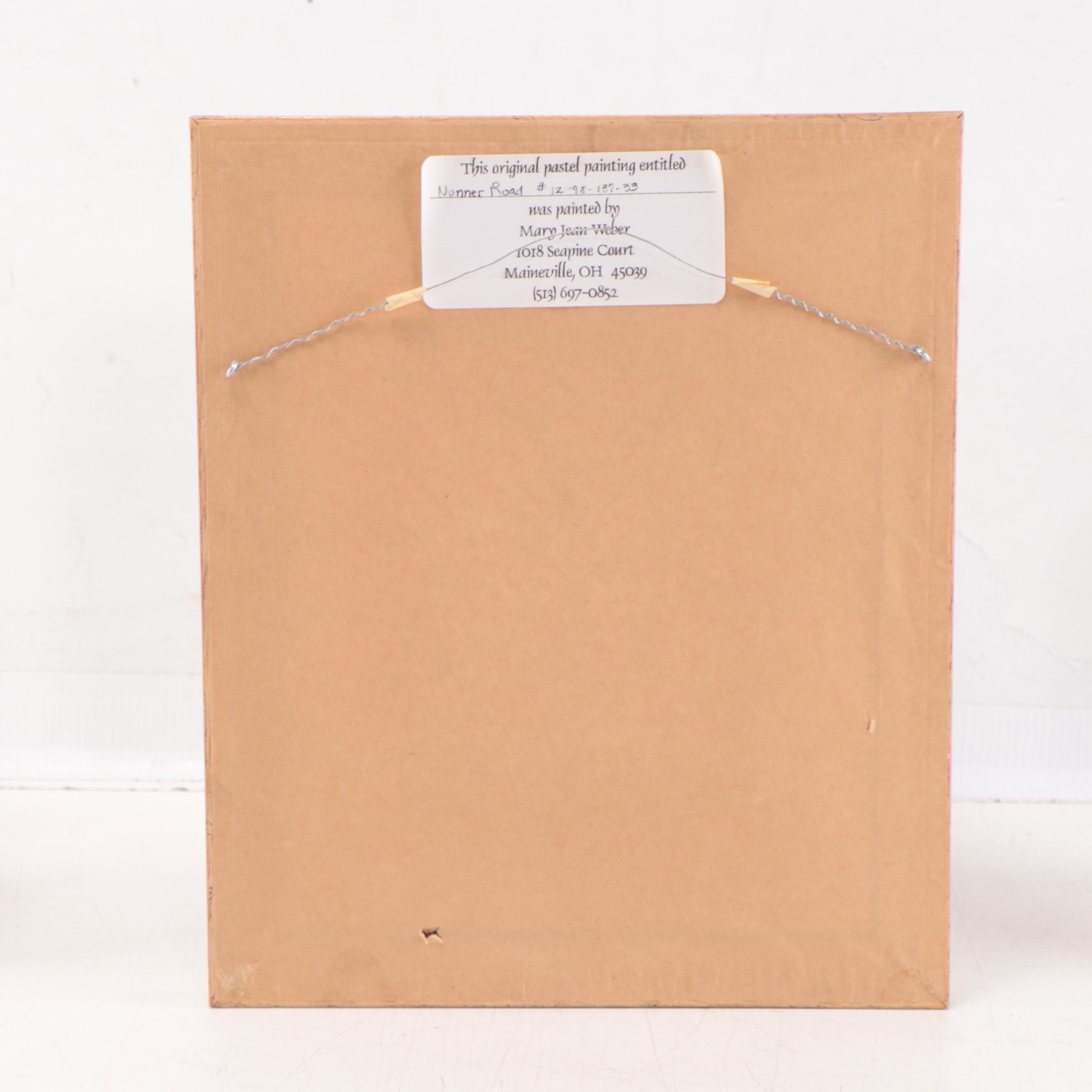 Mary Jean Weber Pastel Drawing "Nunner Road"