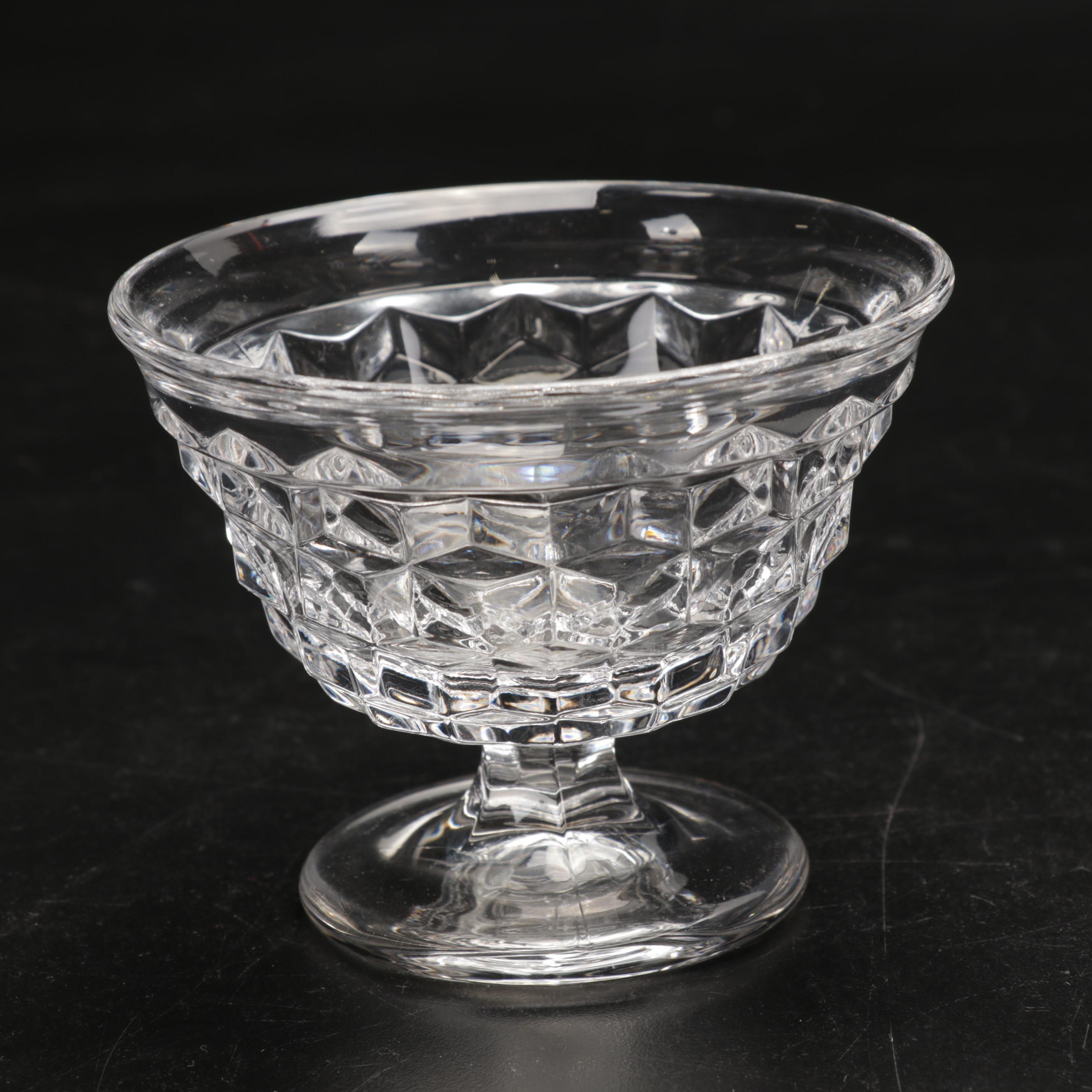 Fostoria "American Clear" Glass Serveware and Drinkware, Early to Mid 20th C.