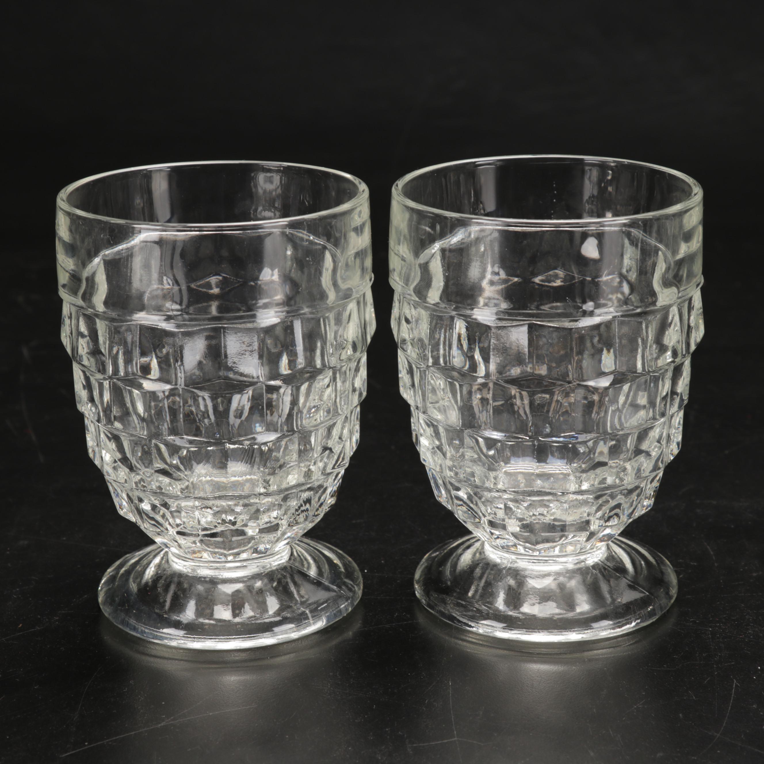 Fostoria "American Clear" Glass Serveware and Drinkware, Early to Mid 20th C.