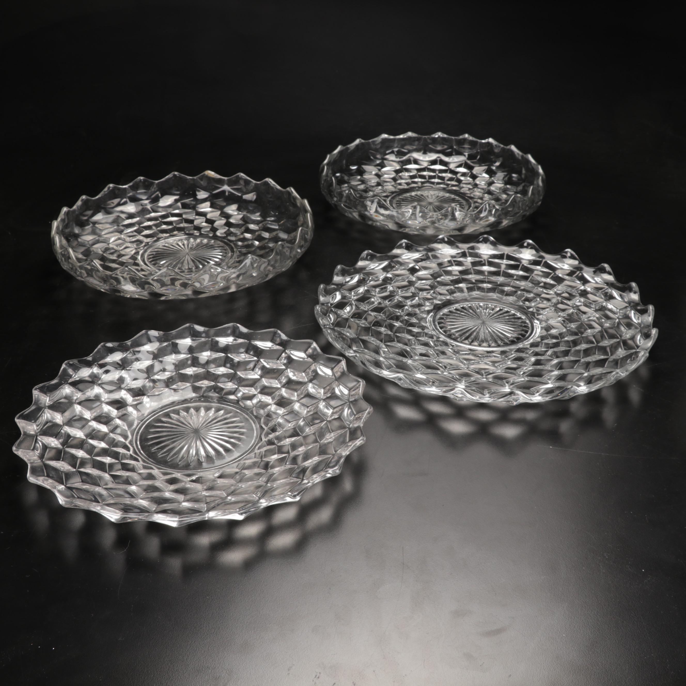 Fostoria "American Clear" Glass Serveware and Drinkware, Early to Mid 20th C.