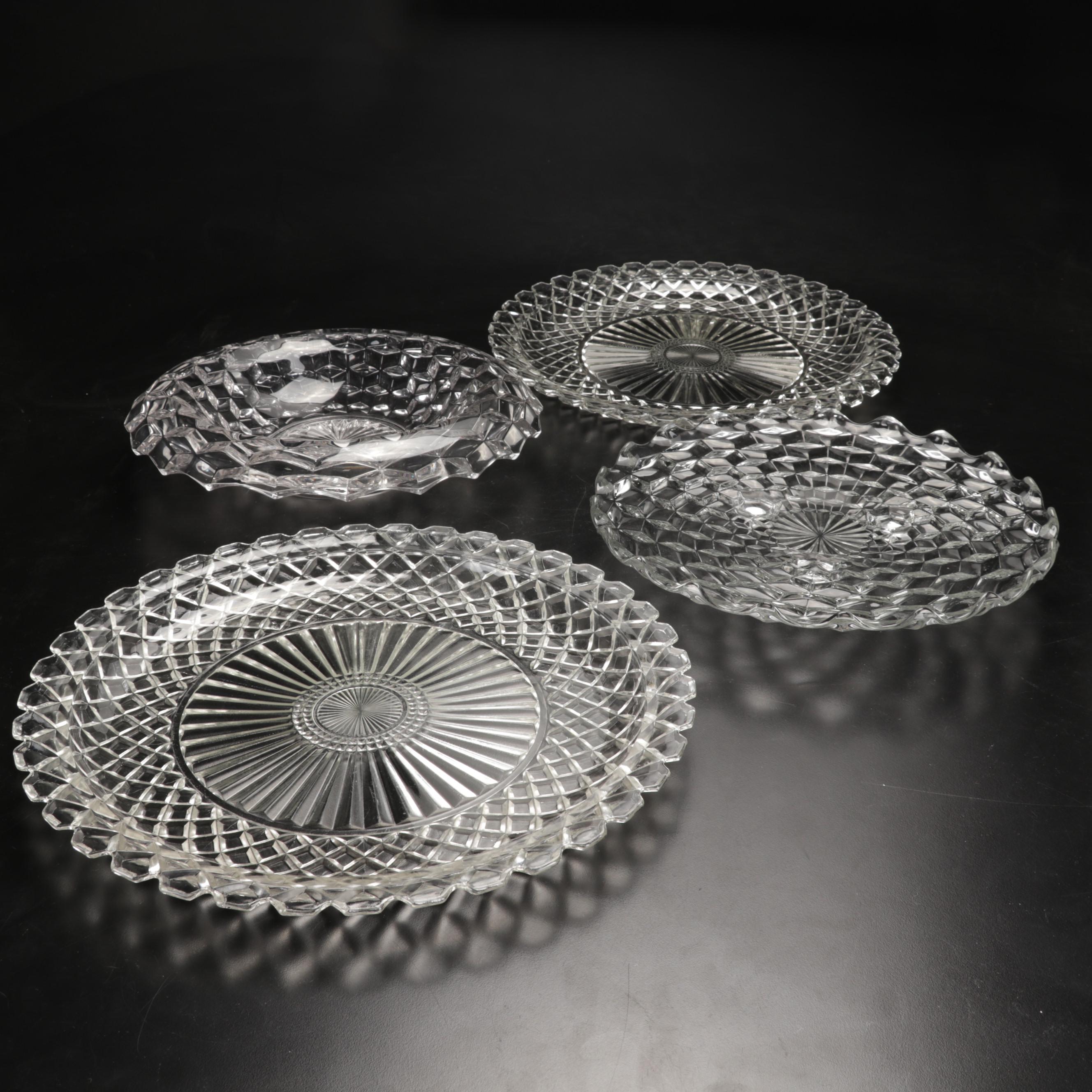 Fostoria "American Clear" Glass Serveware and Drinkware, Early to Mid 20th C.