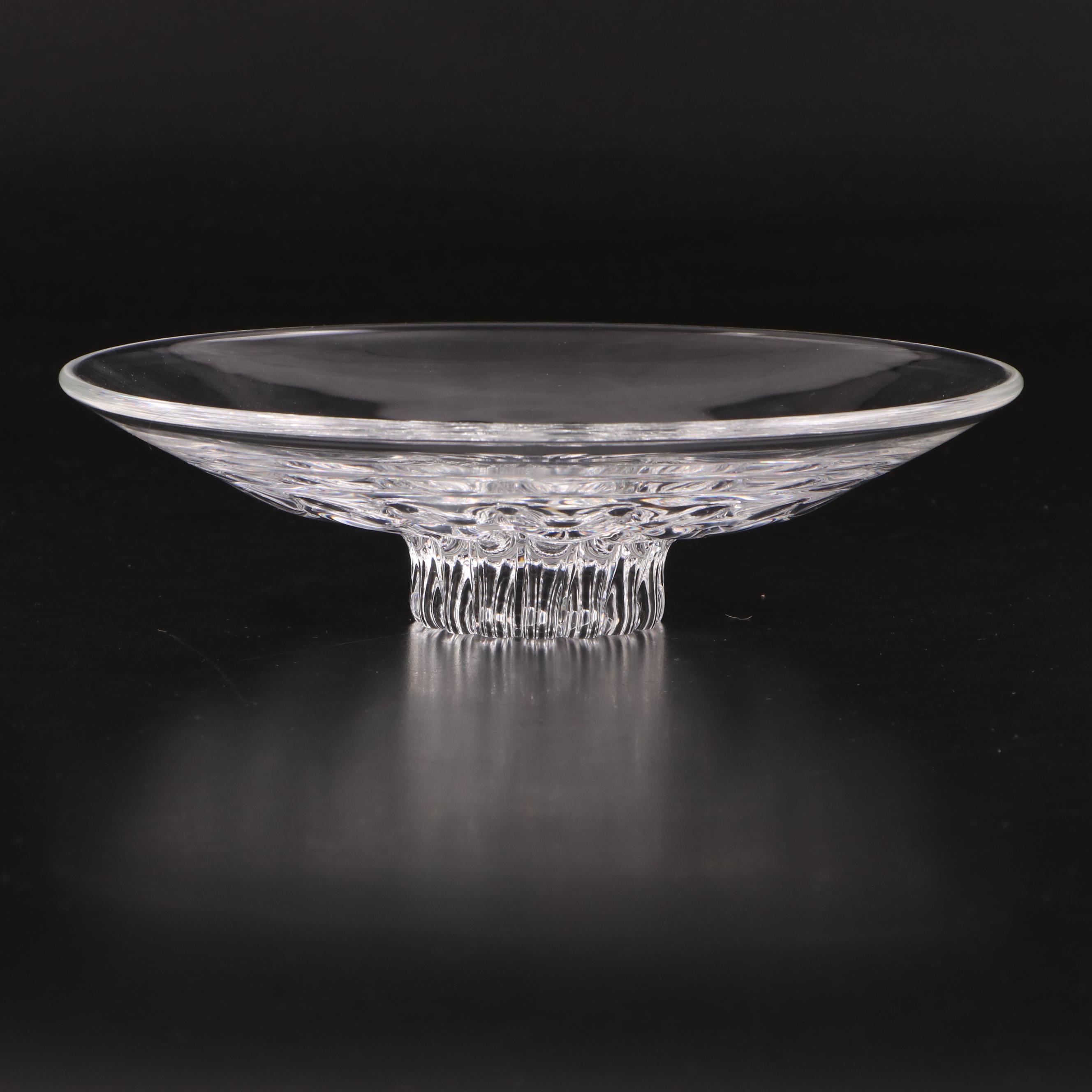 Steuben Art Glass "Sunflower" Bowl Designed by Eric Hilton