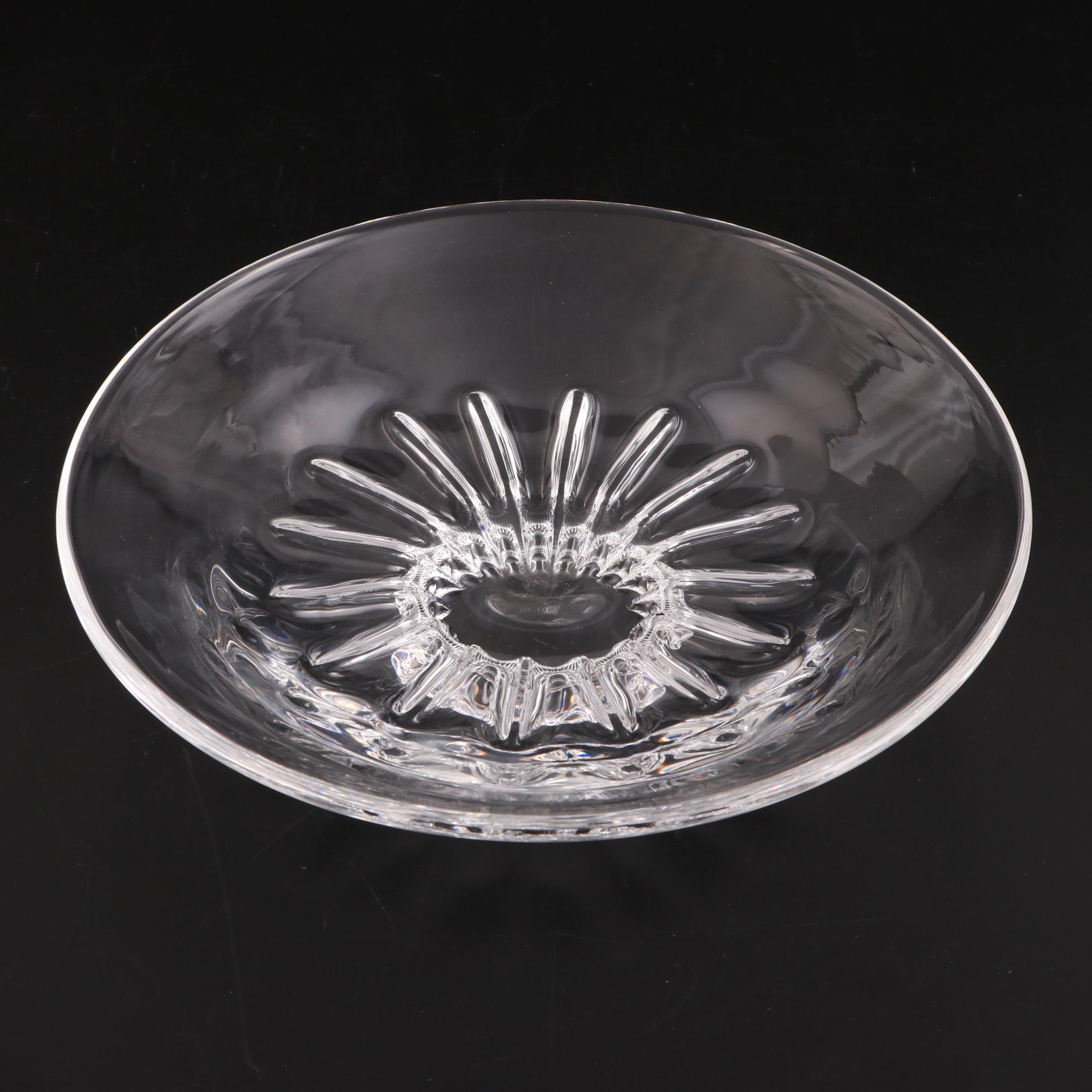 Steuben Art Glass "Sunflower" Bowl Designed by Eric Hilton