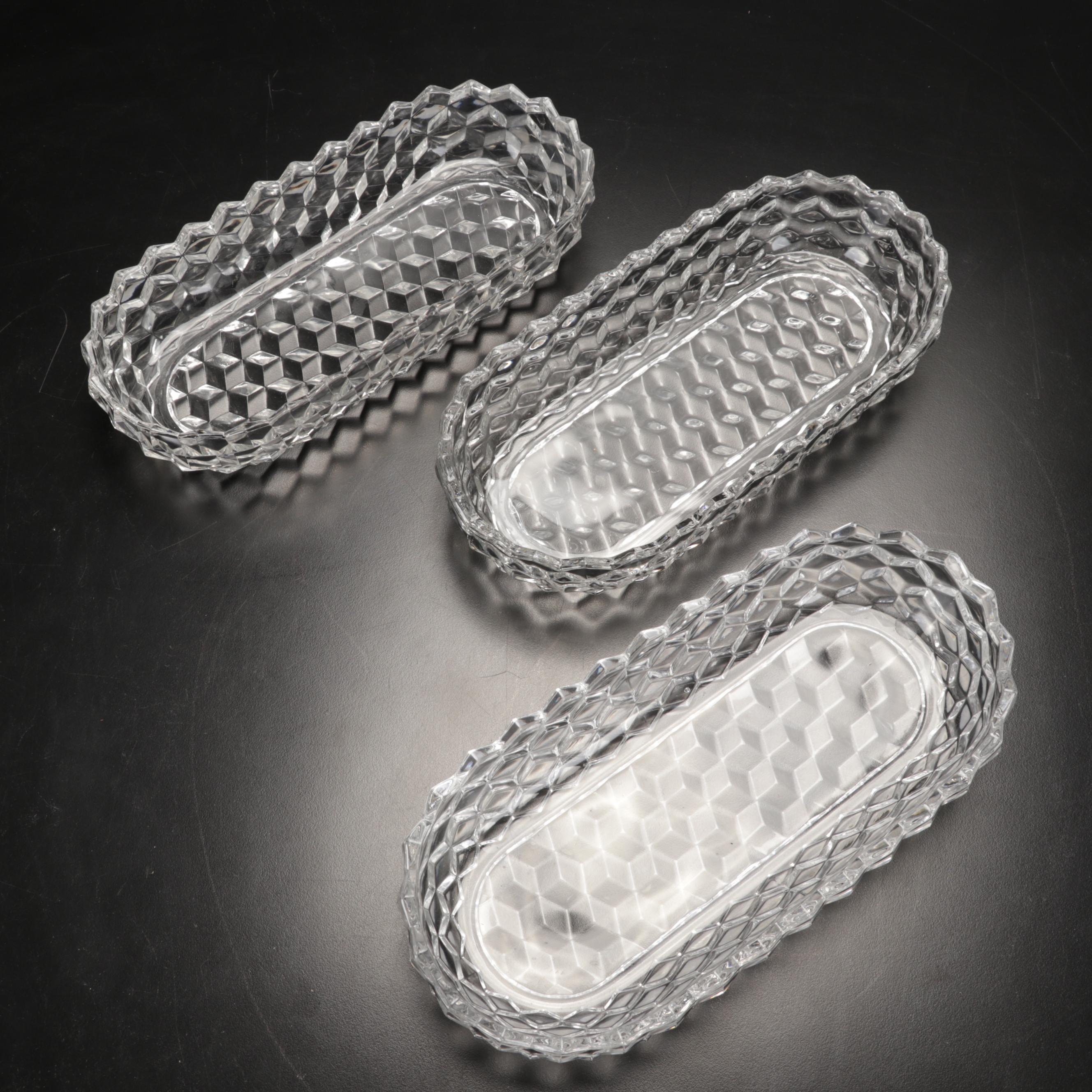 Fostoria "American Clear" Glass Serveware and Drinkware, Early to Mid 20th C.