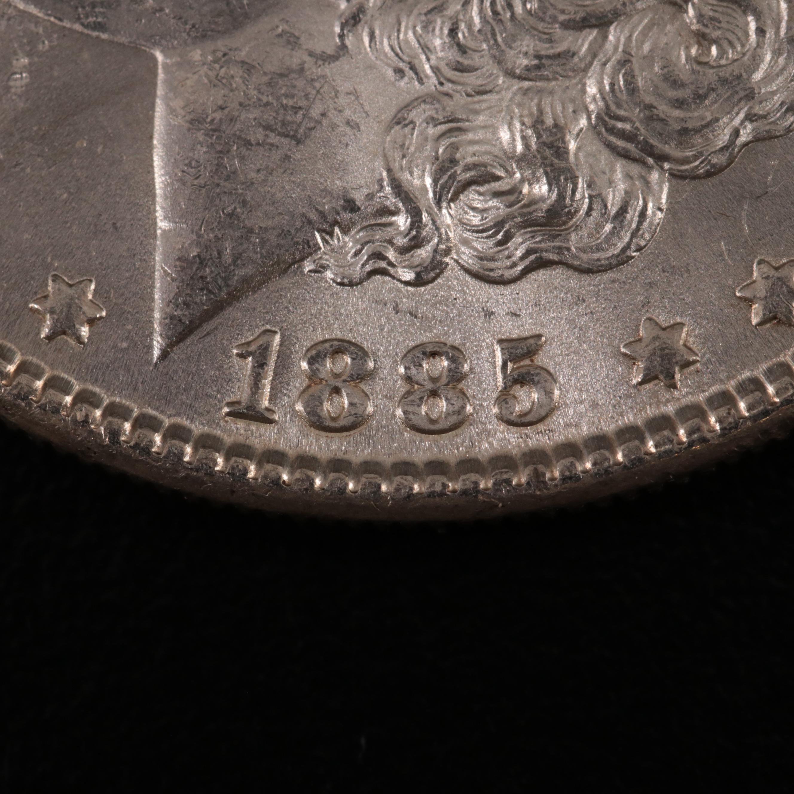 1885 Morgan Silver Dollar