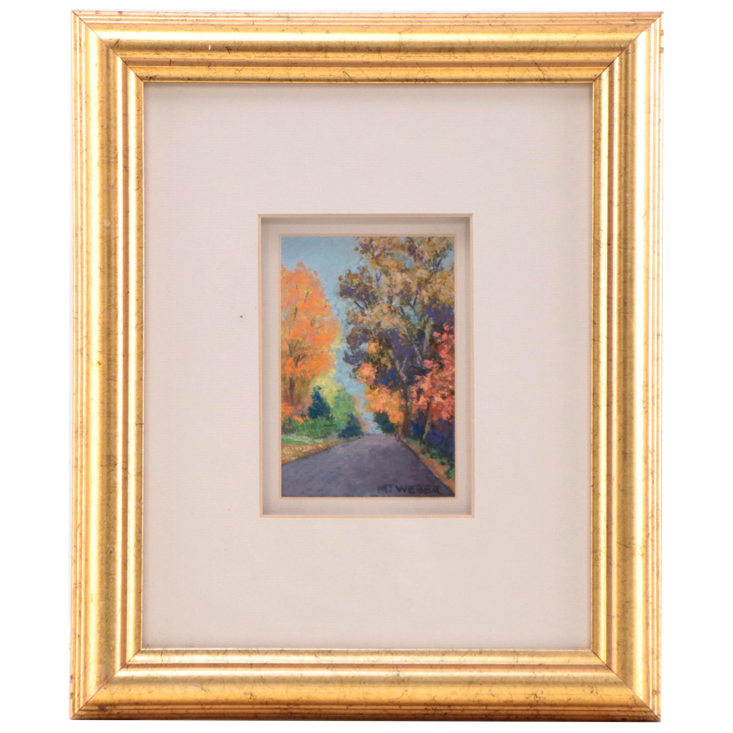 Mary Jean Weber Pastel Drawing "Nunner Road"