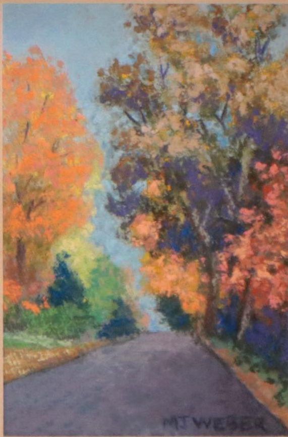 Mary Jean Weber Pastel Drawing "Nunner Road"