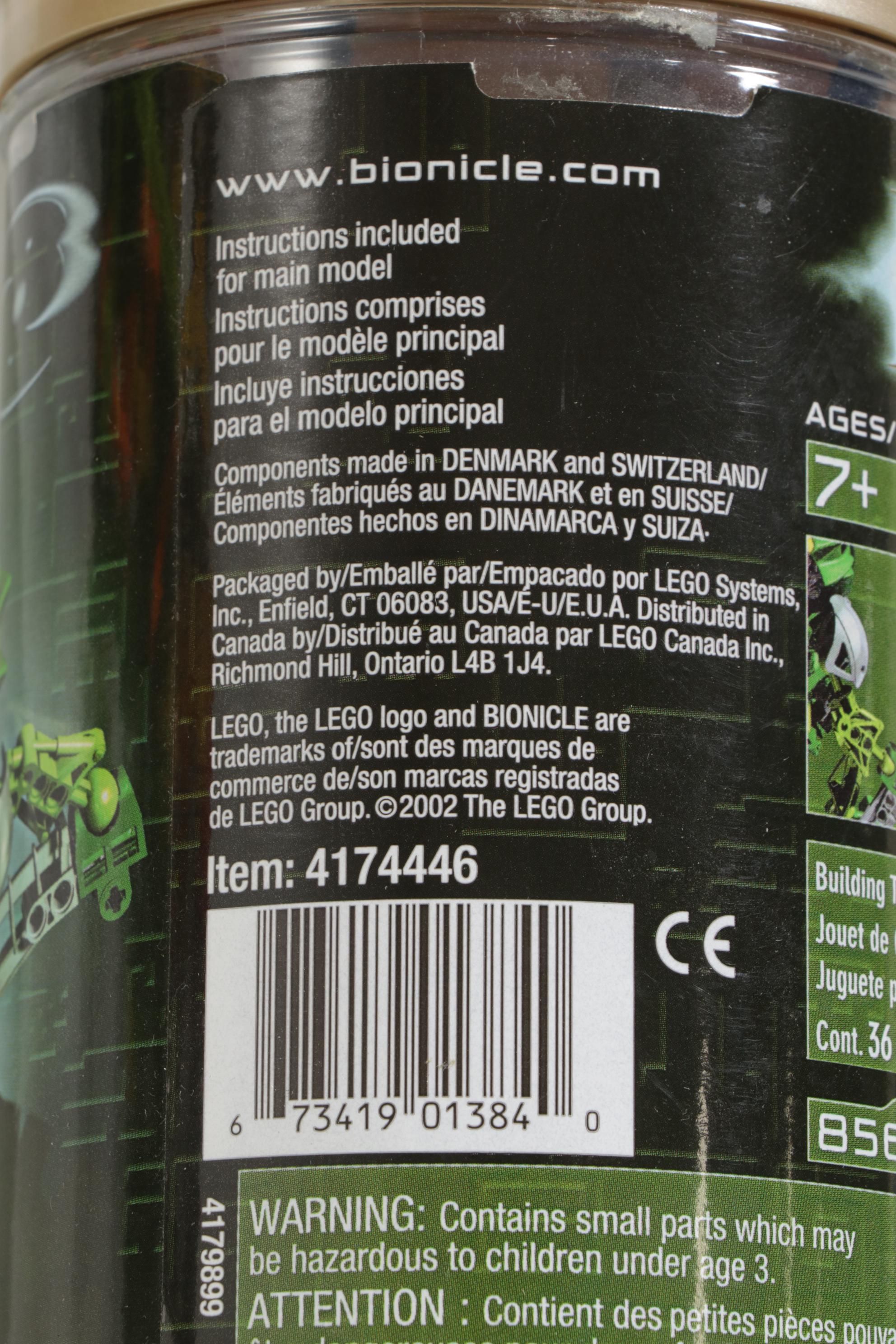 LEGO Building Brick Collection and Bionicle Sets