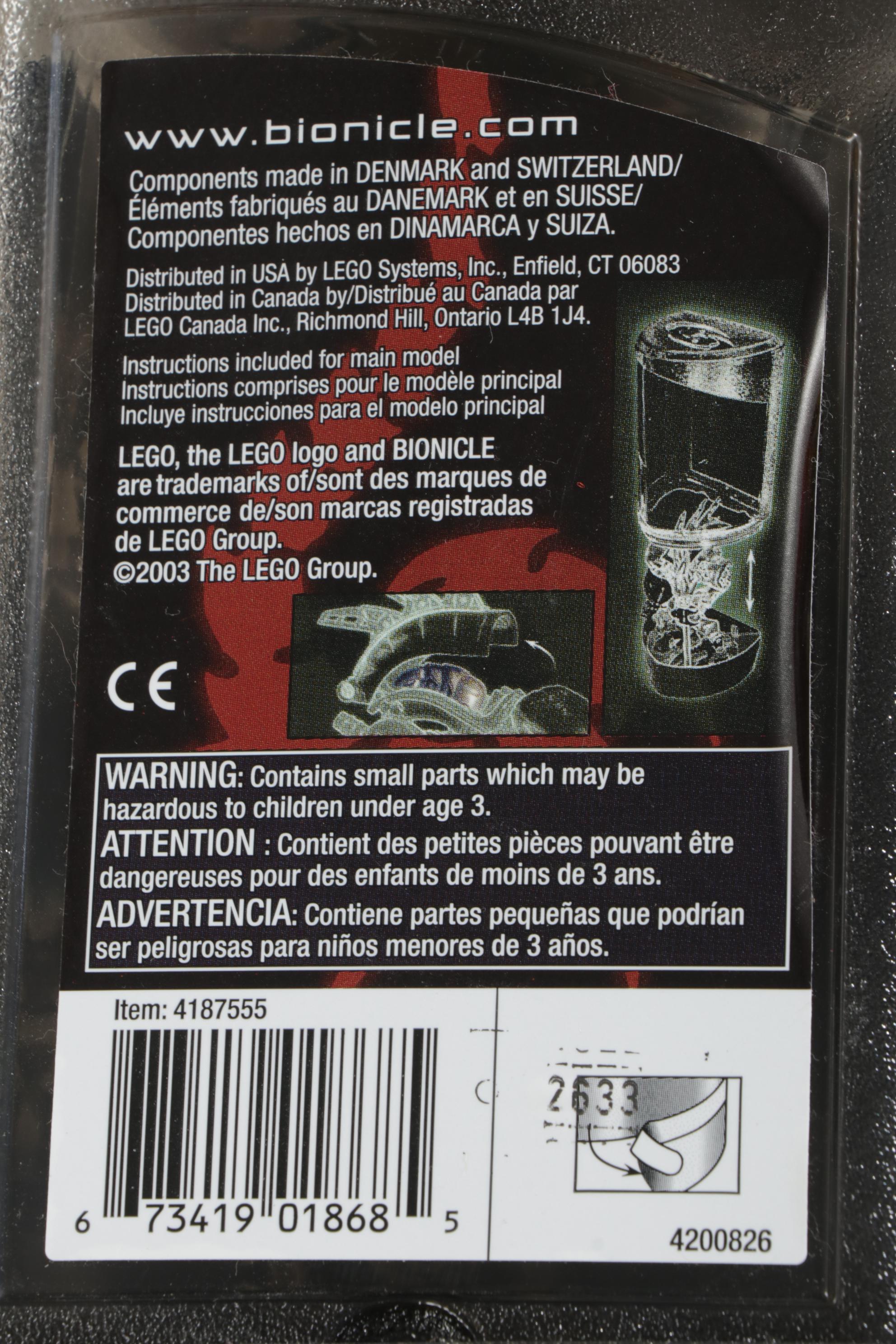 LEGO Building Brick Collection and Bionicle Sets