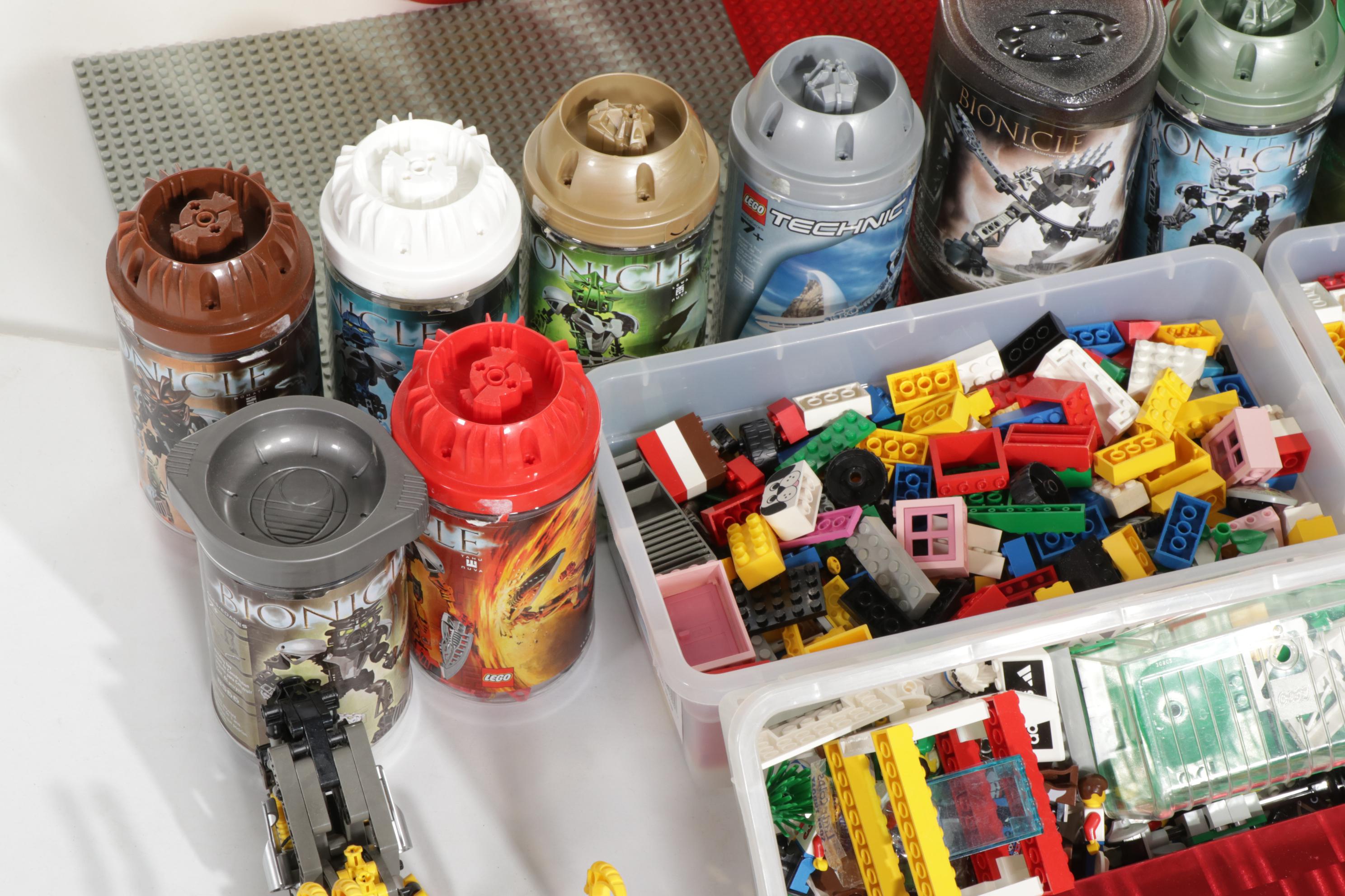LEGO Building Brick Collection and Bionicle Sets