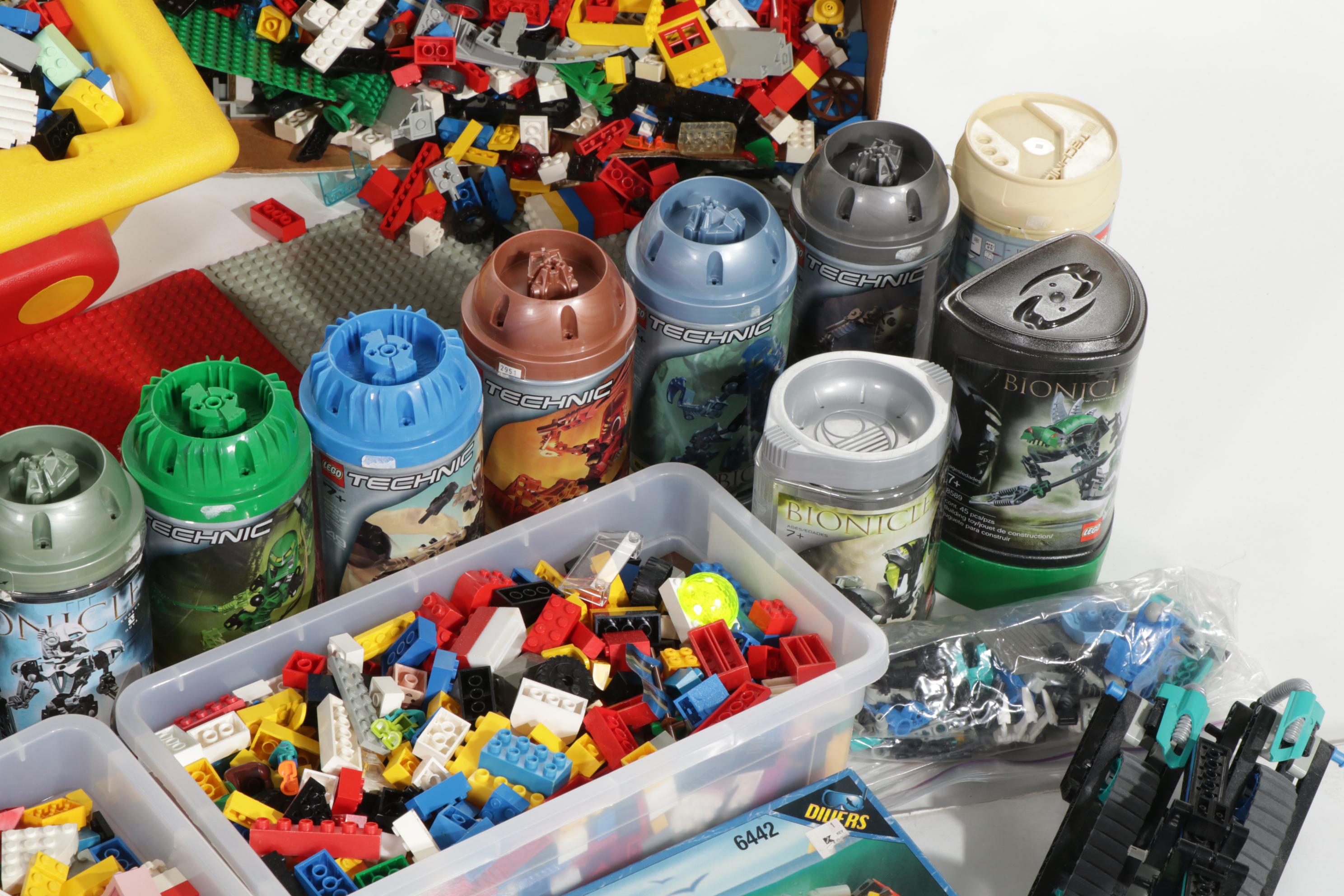 LEGO Building Brick Collection and Bionicle Sets