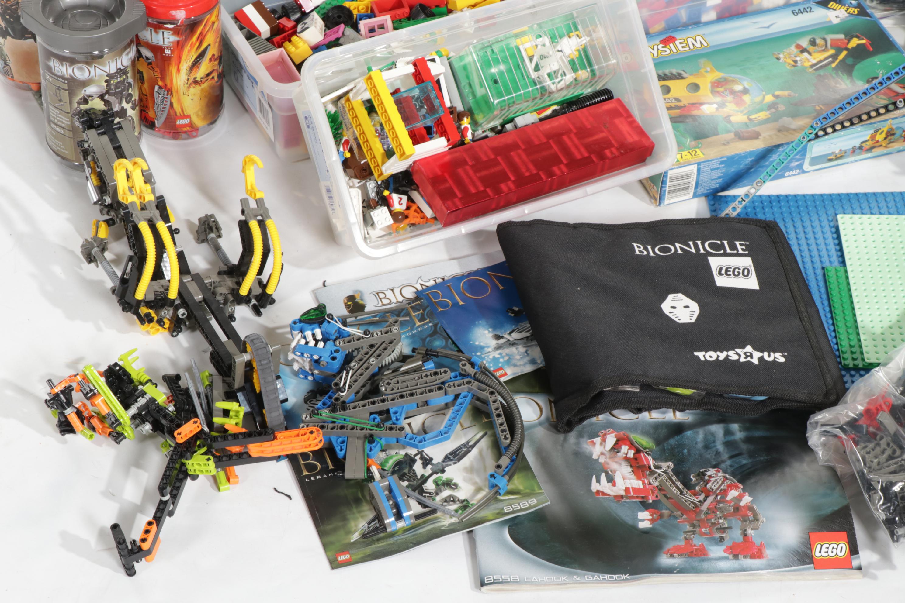 LEGO Building Brick Collection and Bionicle Sets