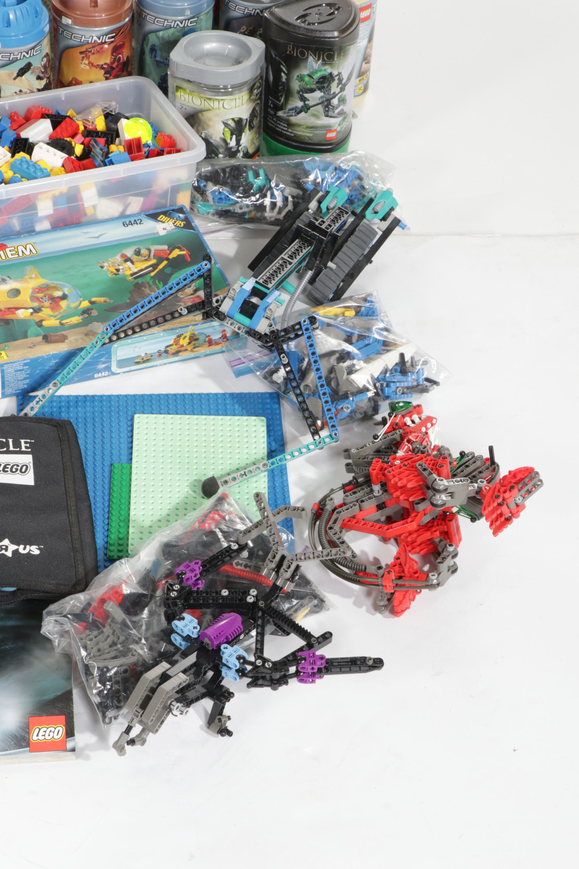 LEGO Building Brick Collection and Bionicle Sets