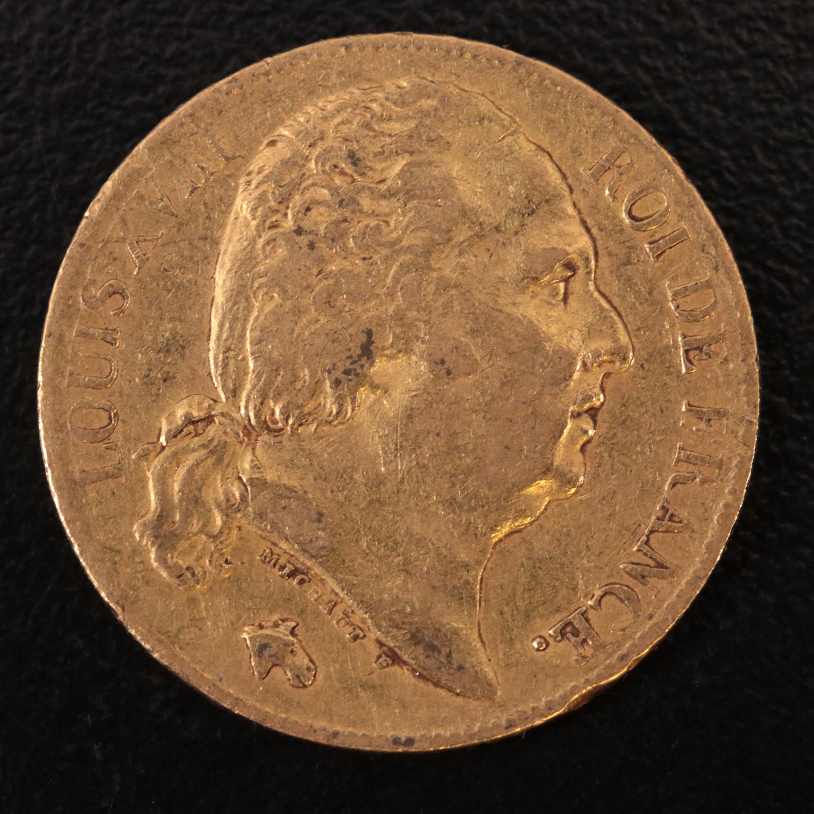 1819-A France Twenty Francs Gold Coin