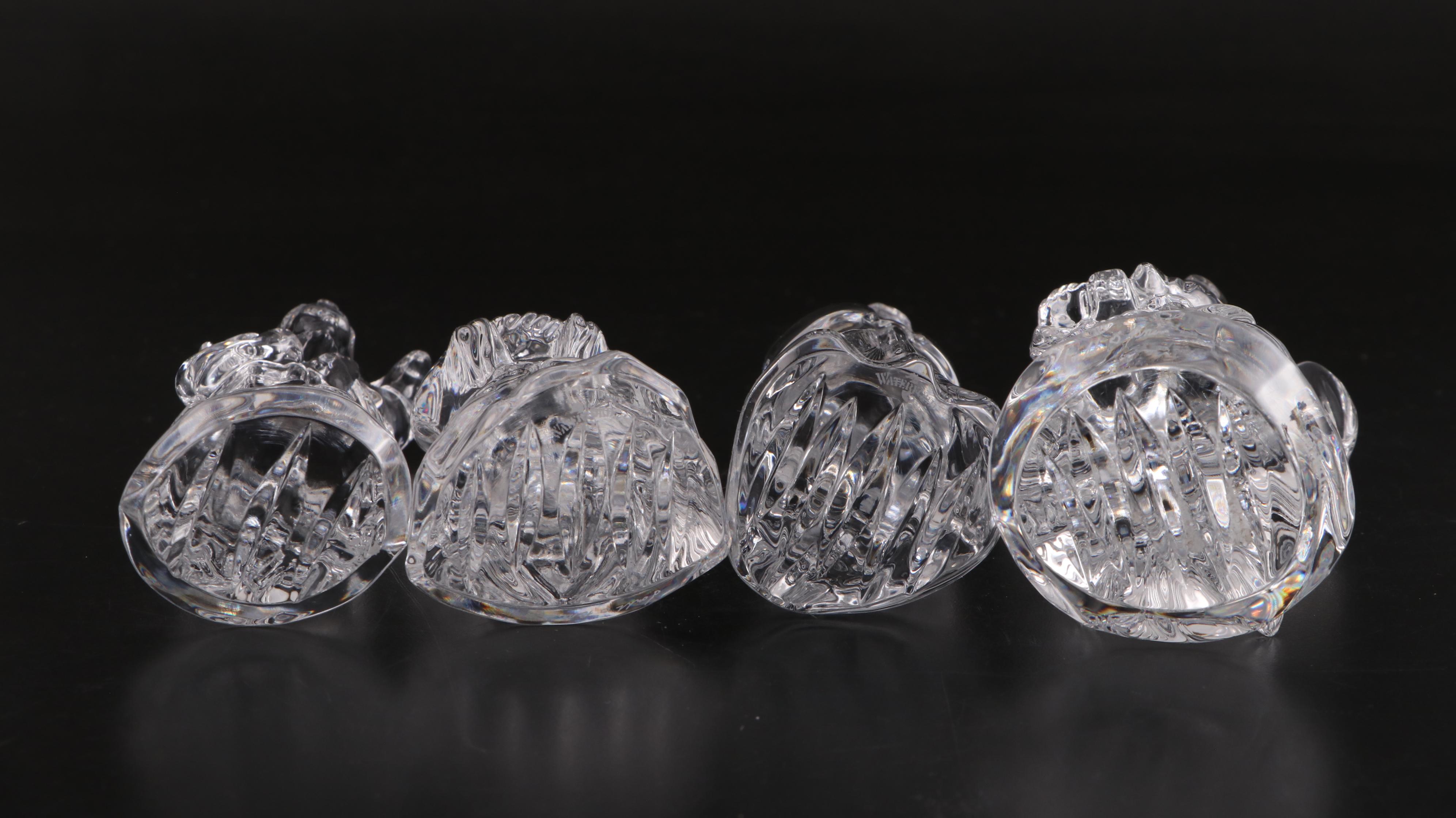 Waterford Crystal Nativity Scene Figurines Including "Holy Family"