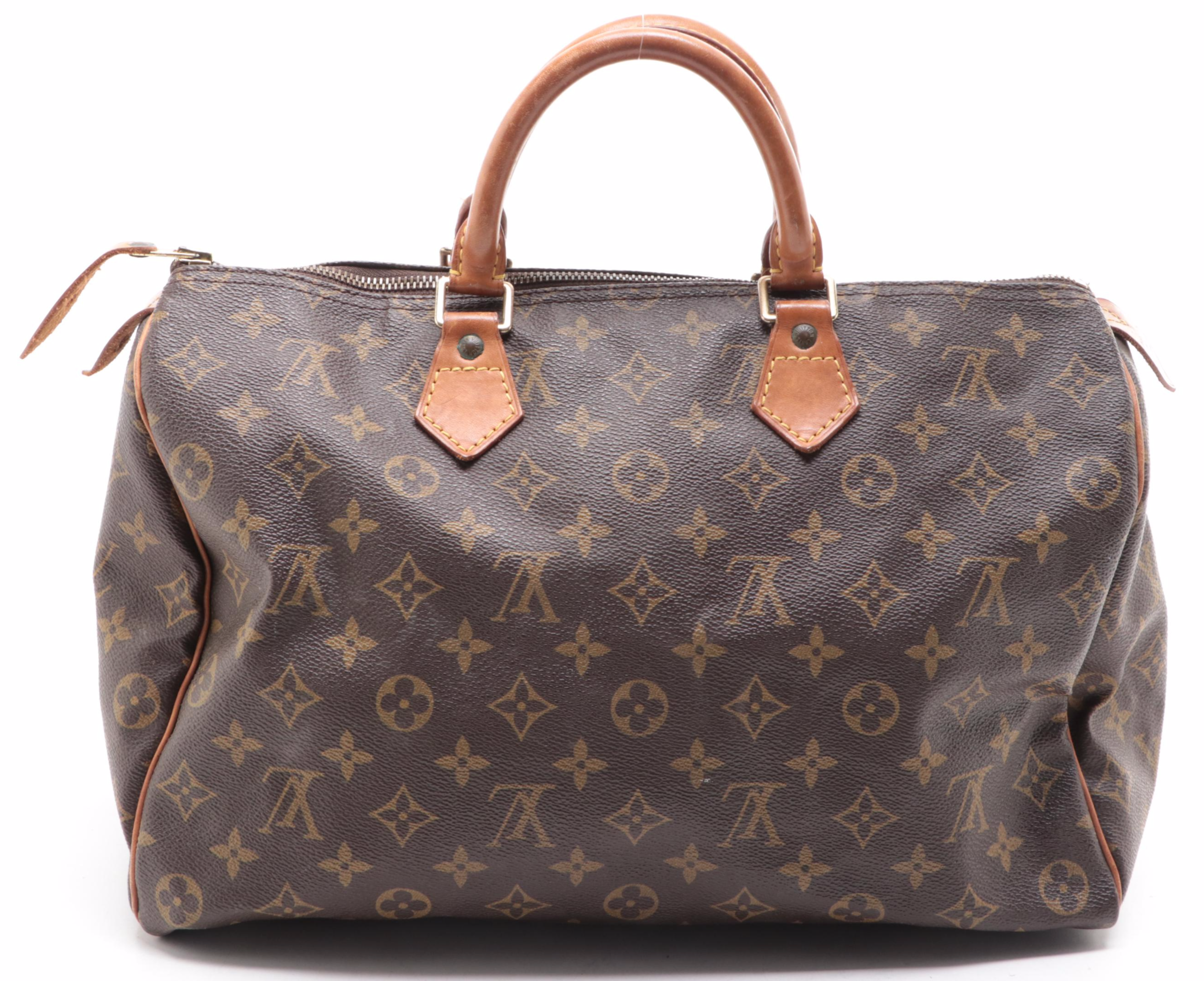 Louis Vuitton Speedy 35 in Monogram Canvas and Vachetta Leather