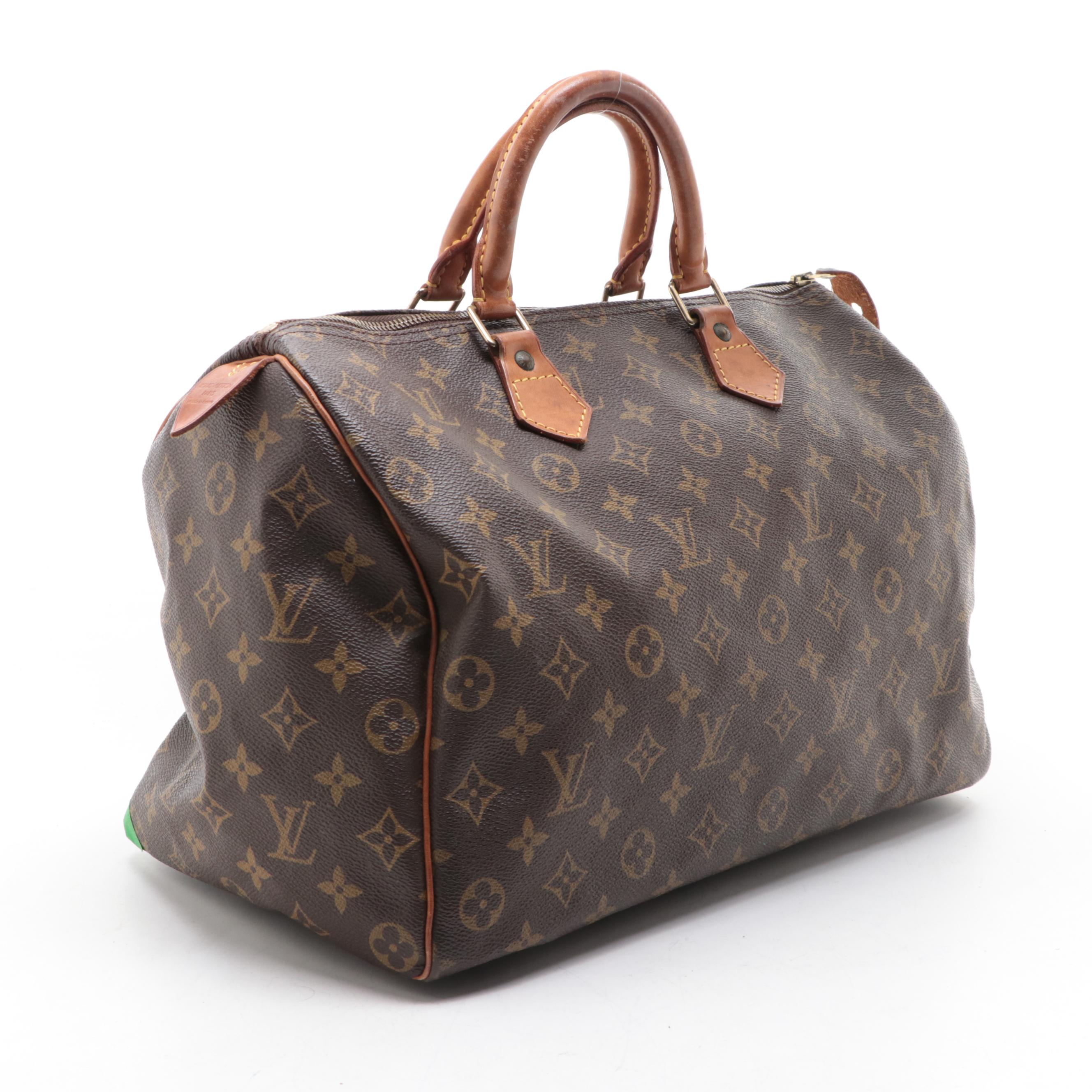 Louis Vuitton Speedy 35 in Monogram Canvas and Vachetta Leather