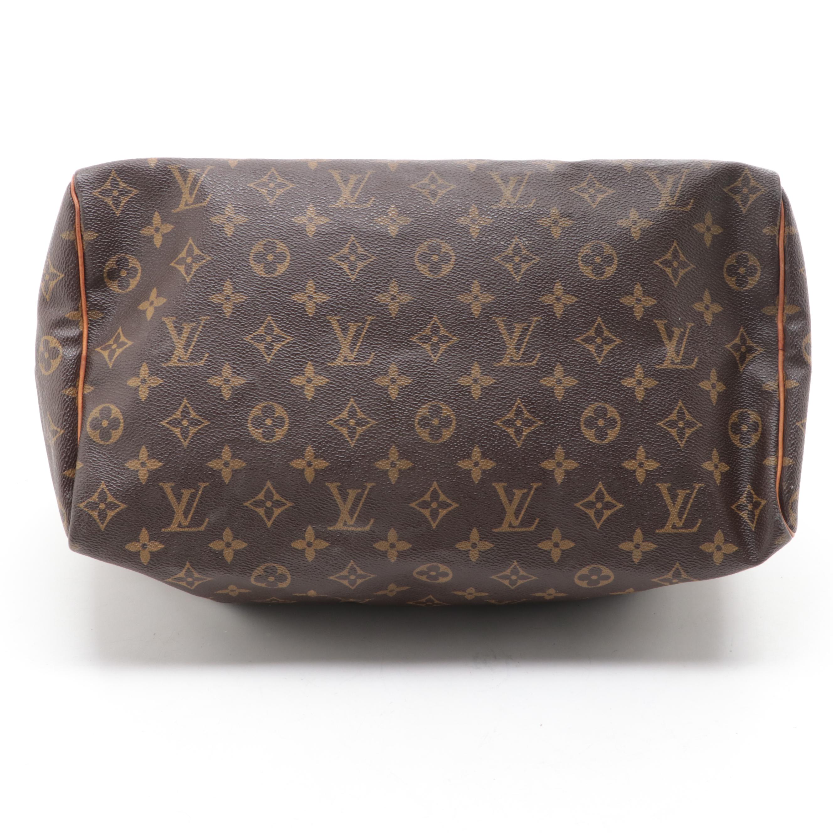 Louis Vuitton Speedy 35 in Monogram Canvas and Vachetta Leather