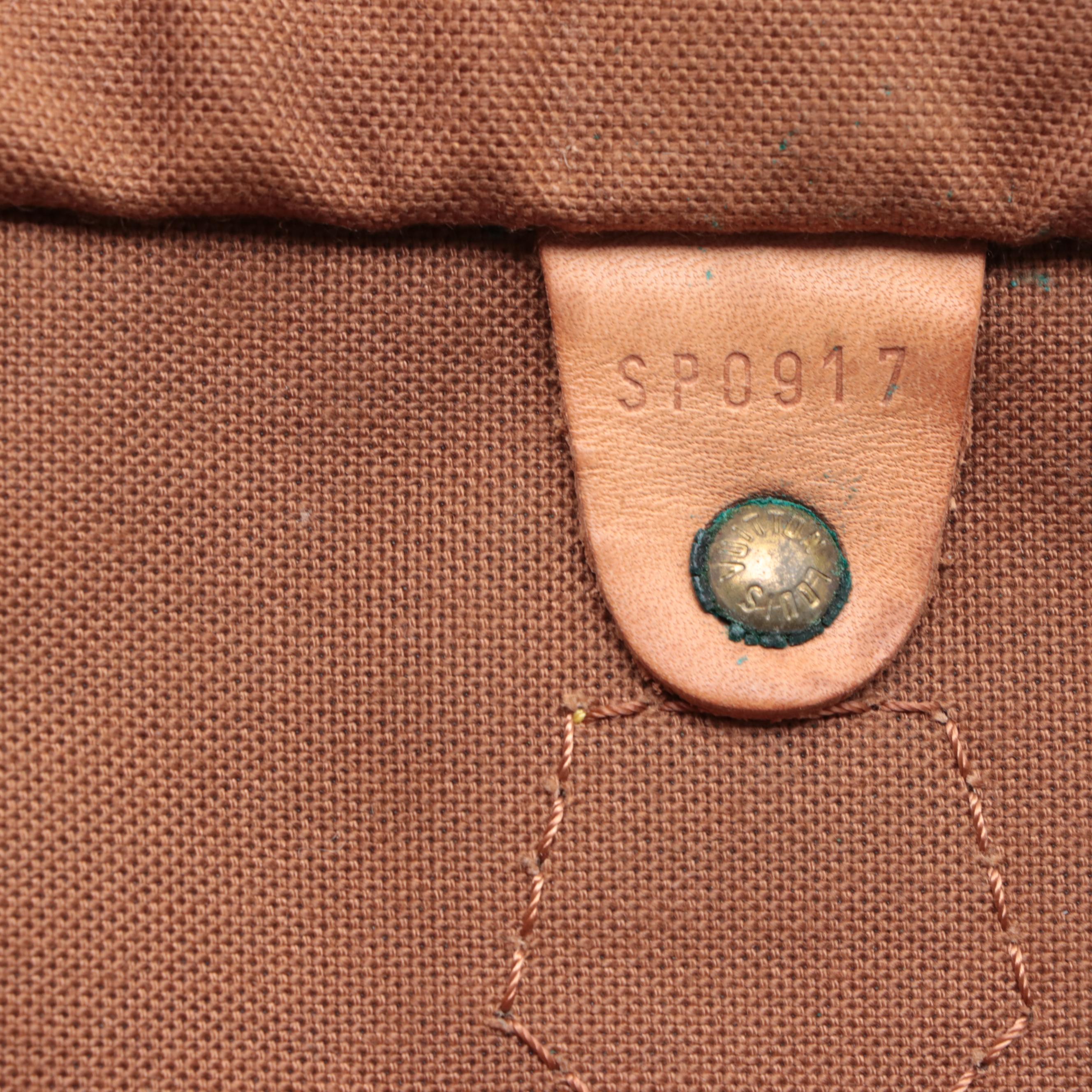 Louis Vuitton Speedy 35 in Monogram Canvas and Vachetta Leather