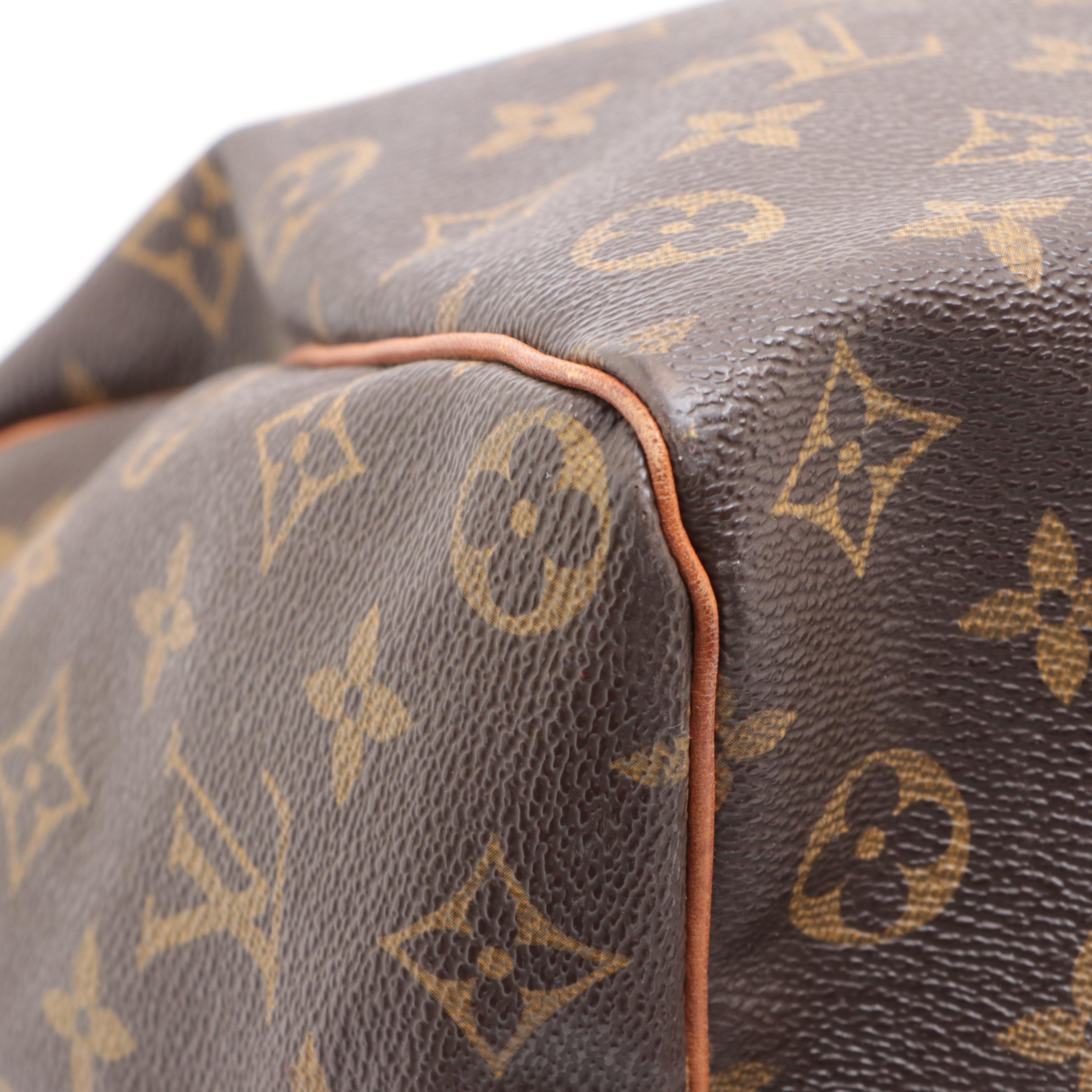 Louis Vuitton Speedy 35 in Monogram Canvas and Vachetta Leather
