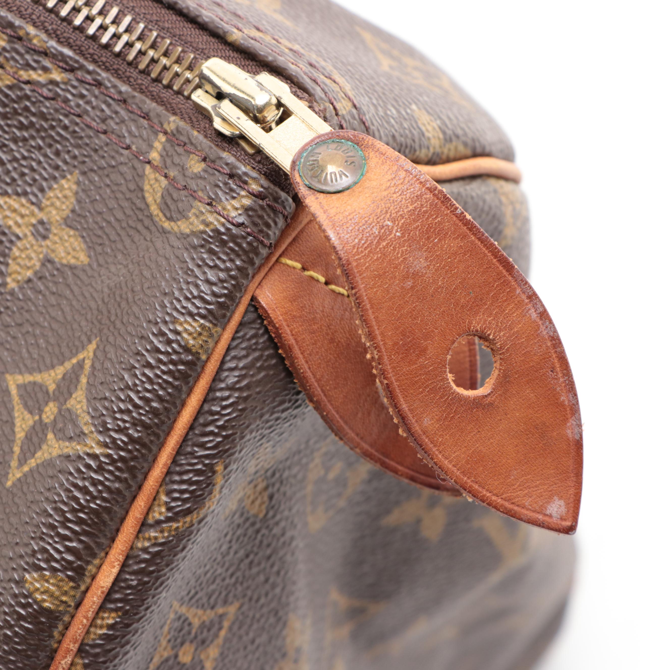 Louis Vuitton Speedy 35 in Monogram Canvas and Vachetta Leather