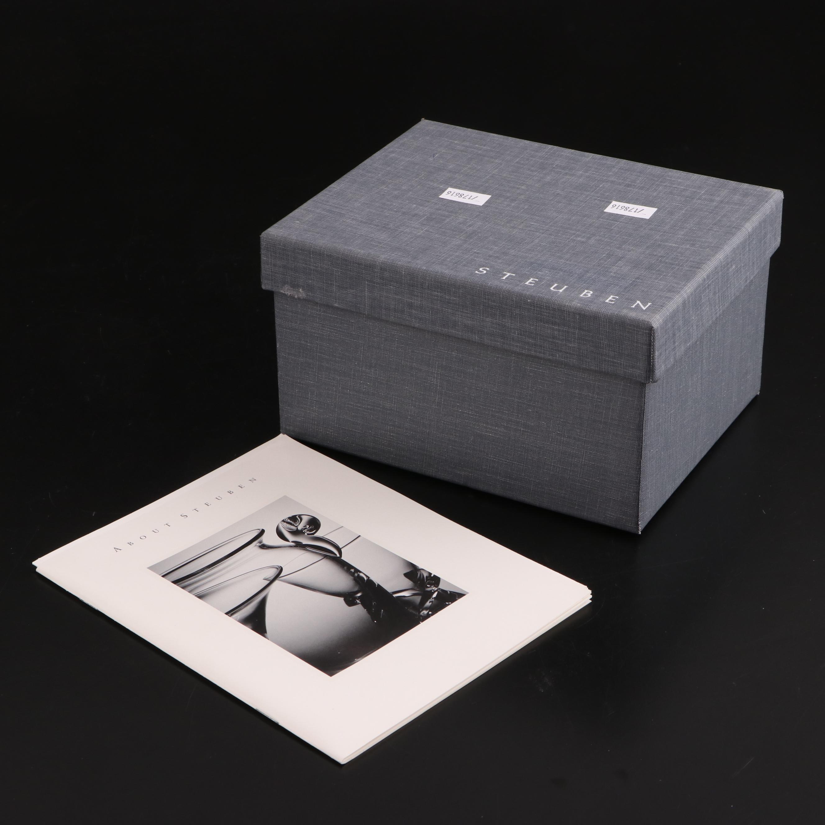 Steuben Art Glass "Preening Goose" and "Gander" Figurines by Lloyd Atkins