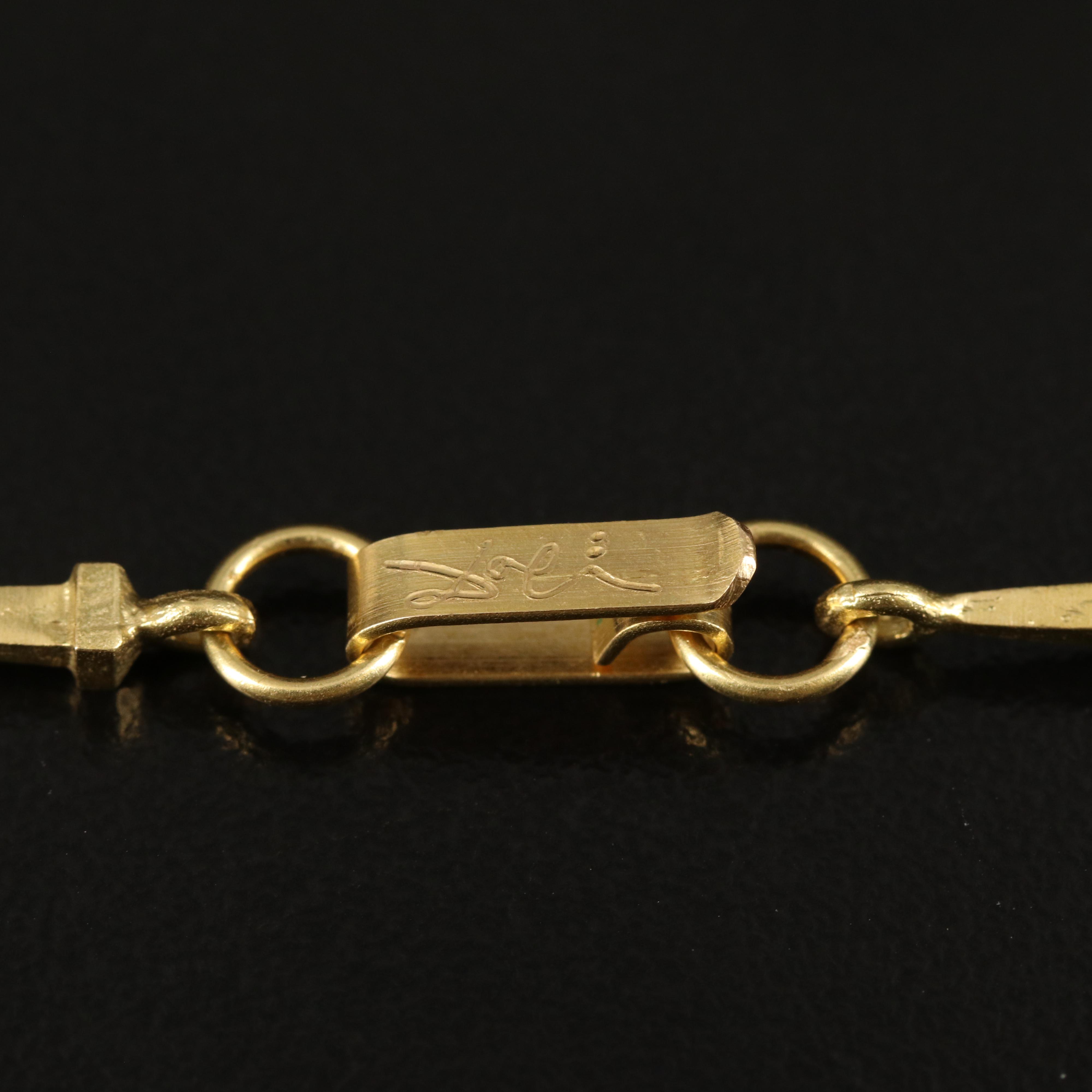 Salvador Dali "Christo De San Juan De Le Cruz" 18K Necklace