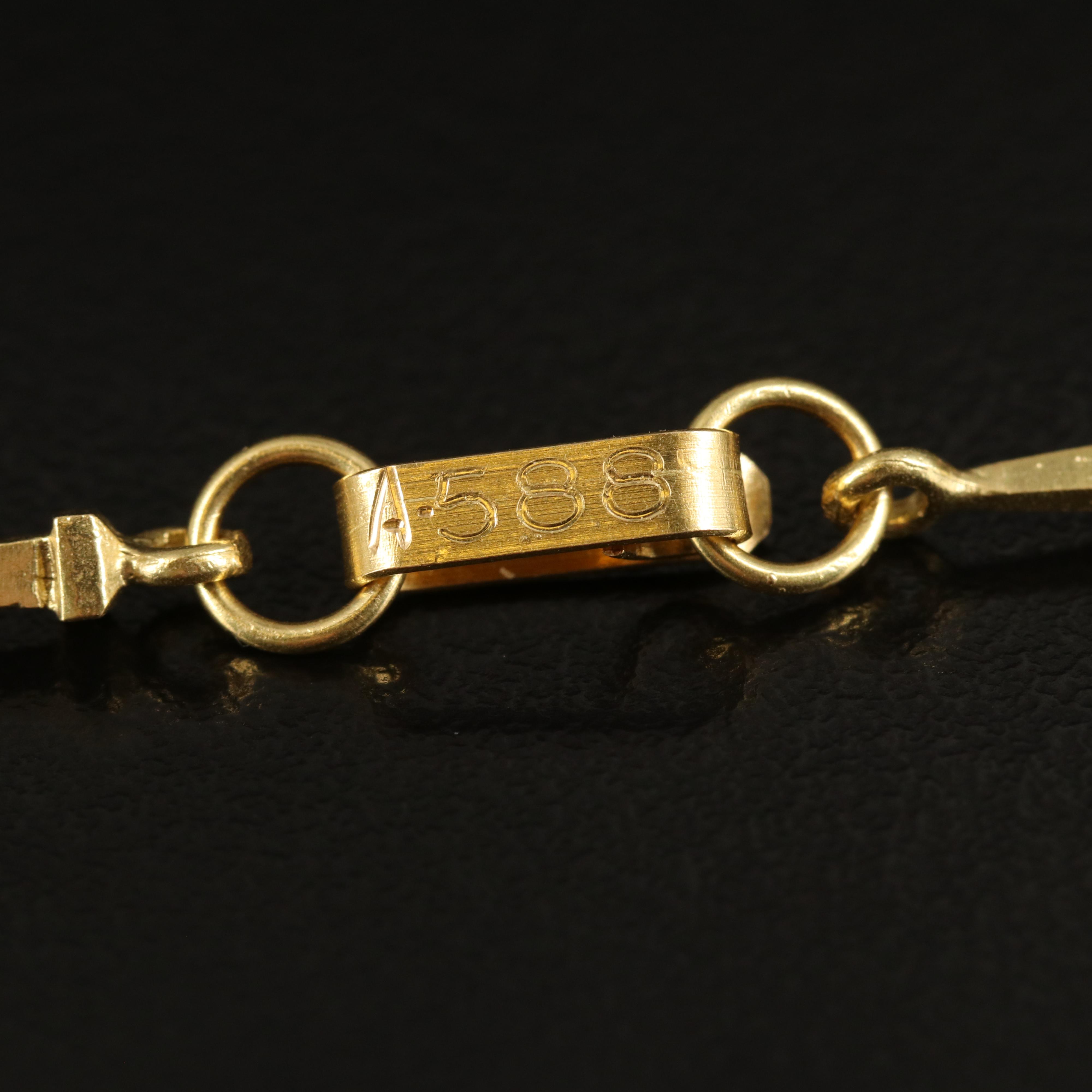 Salvador Dali "Christo De San Juan De Le Cruz" 18K Necklace