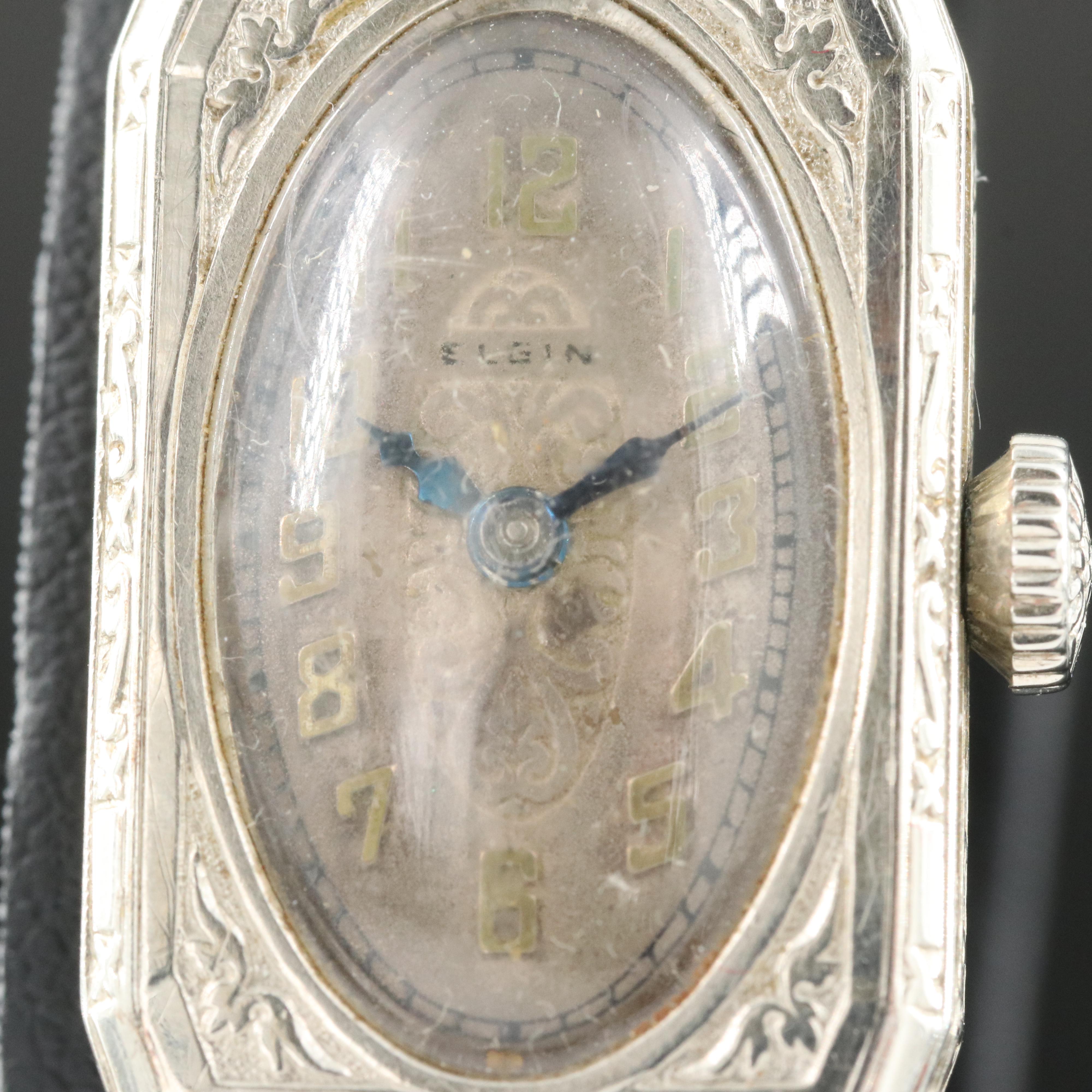 14K Elgin Vintage Stem Wind Watch