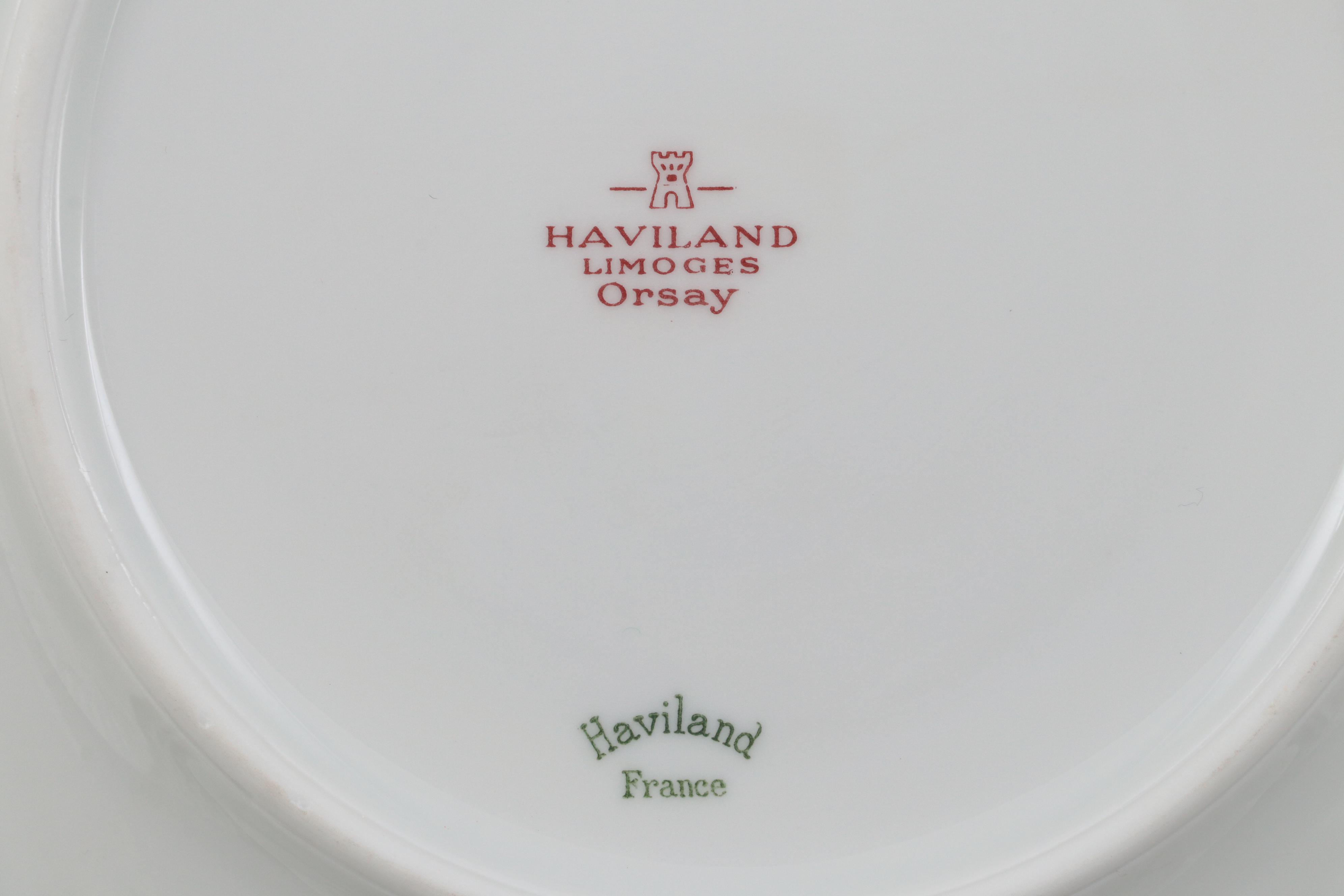 Haviland "Orsay" Limoges Porcelain Dinnerware, 1962-1987