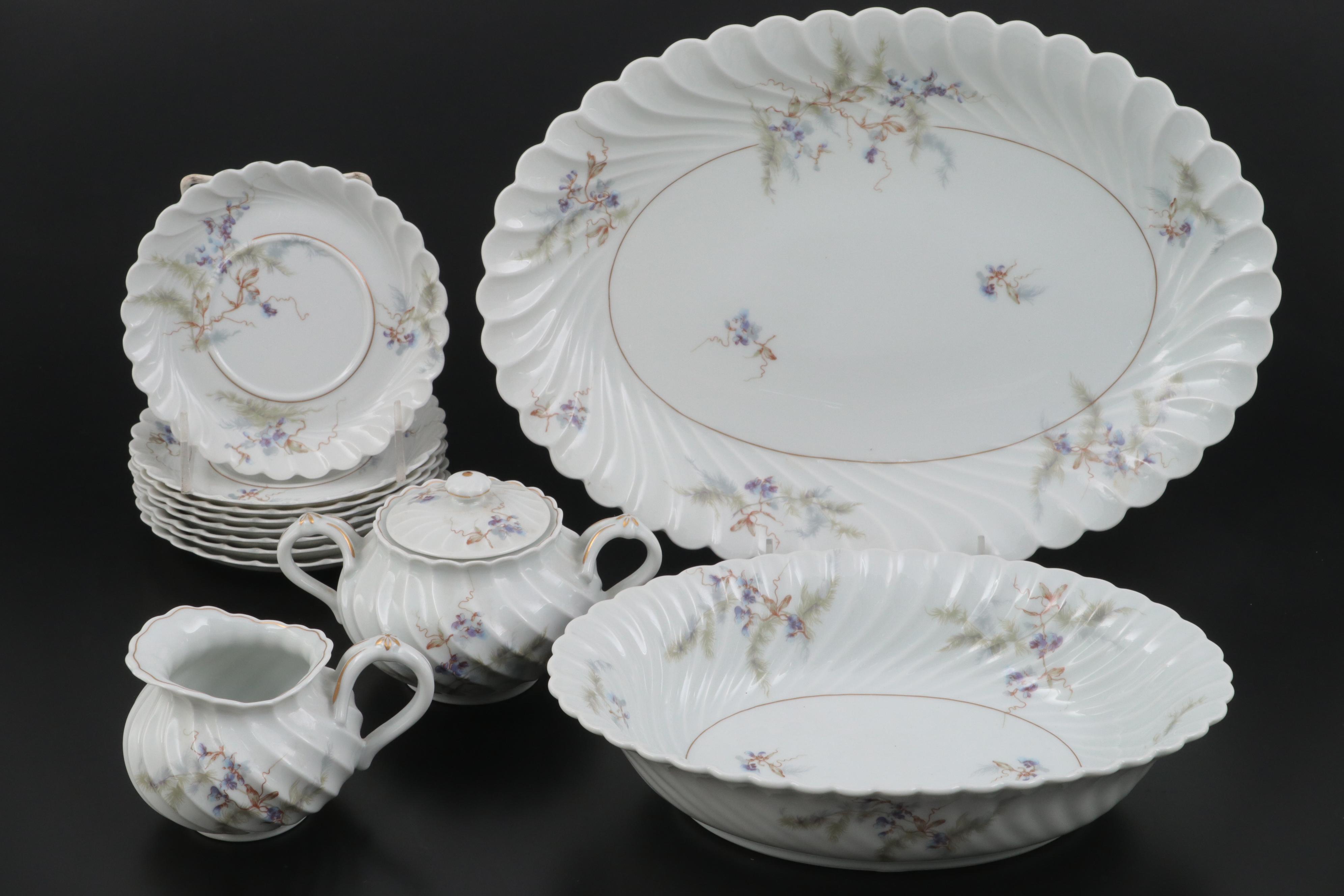 Haviland "Orsay" Limoges Porcelain Dinnerware, 1962-1987