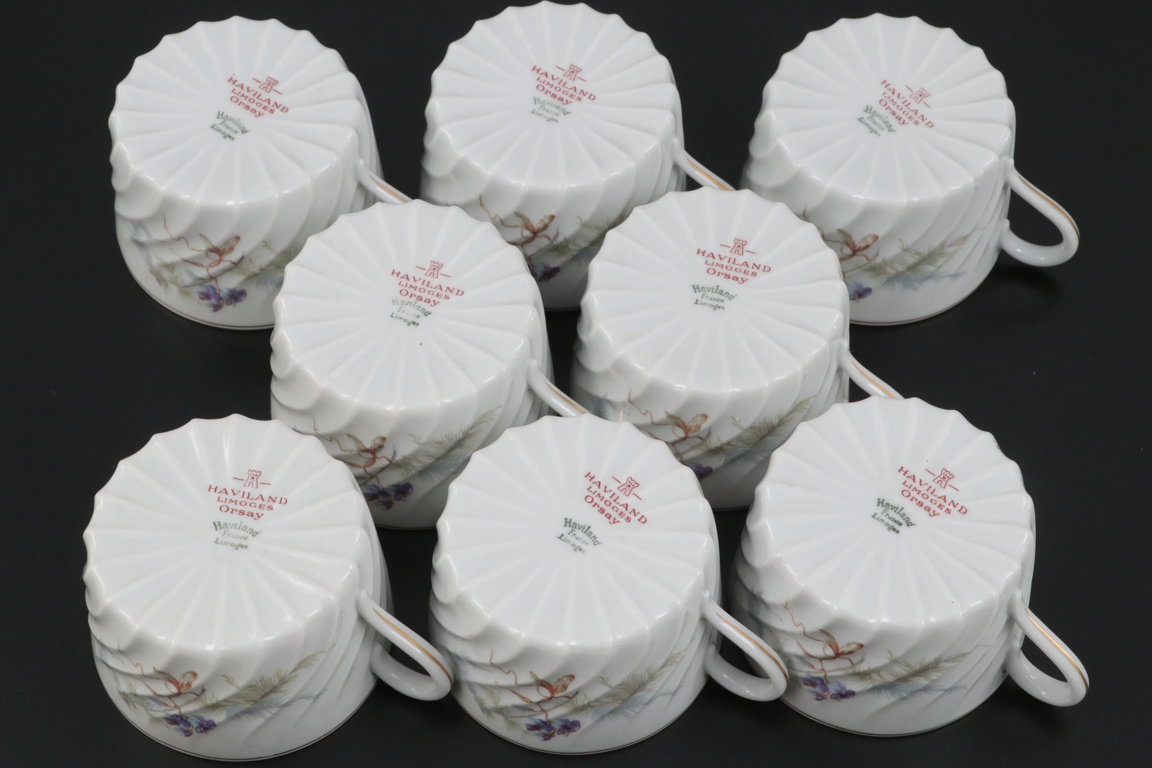 Haviland "Orsay" Limoges Porcelain Dinnerware, 1962-1987