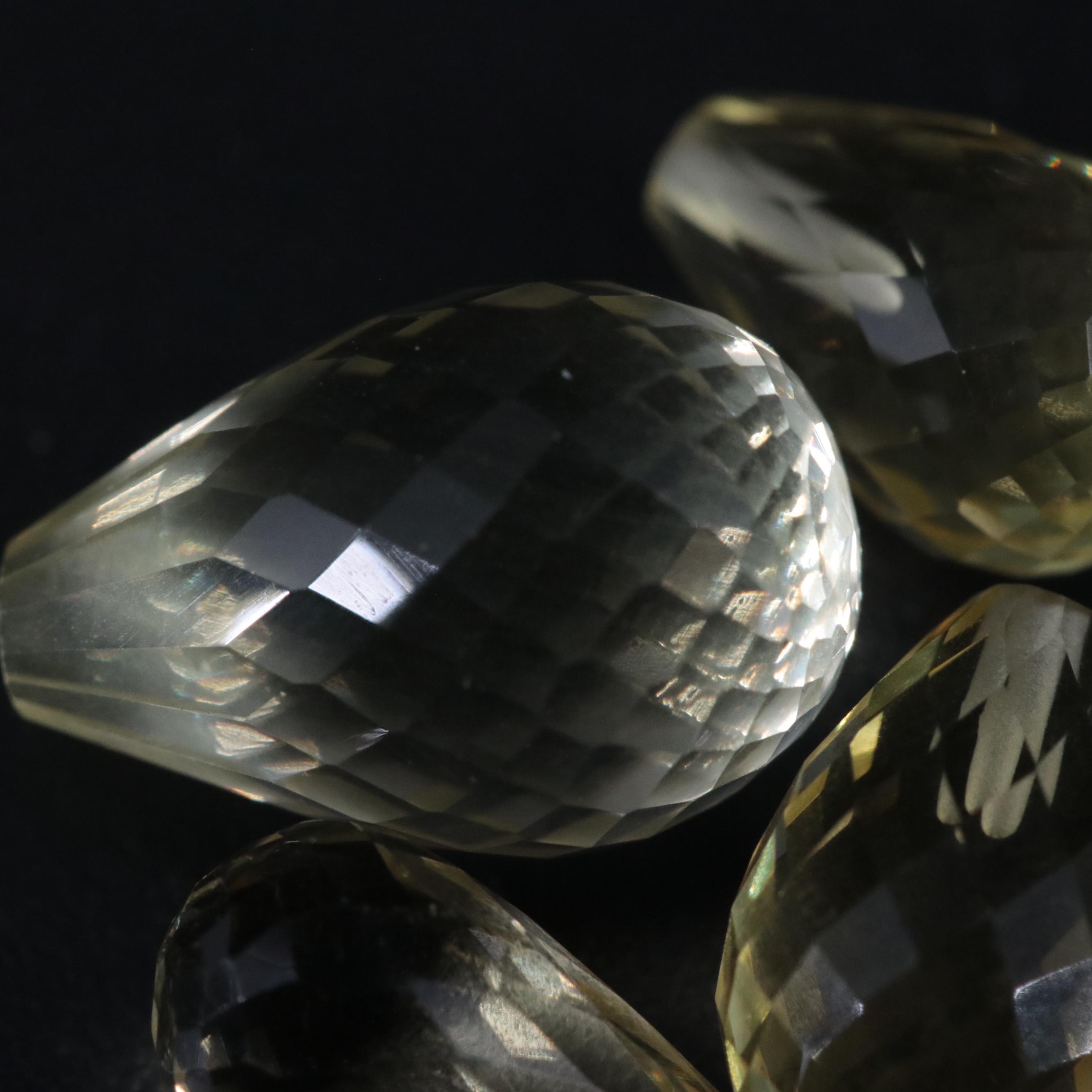 Loose 11.12 CTW Lemon Quartz