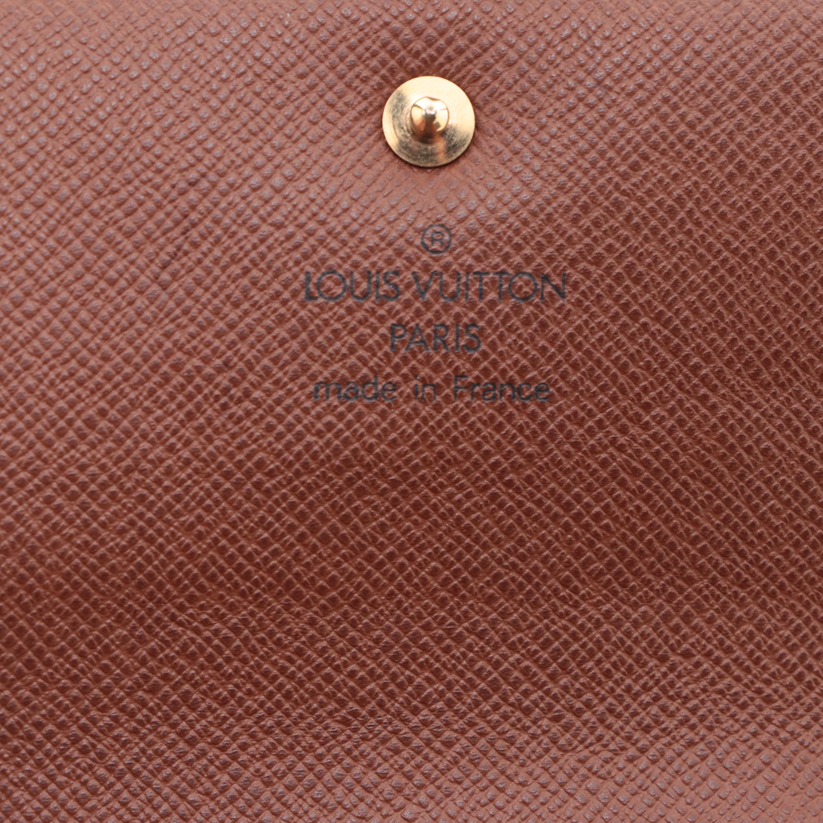 Louis Vuitton Porte-Trésor Organizer Trifold Wallet in Monogram Canvas