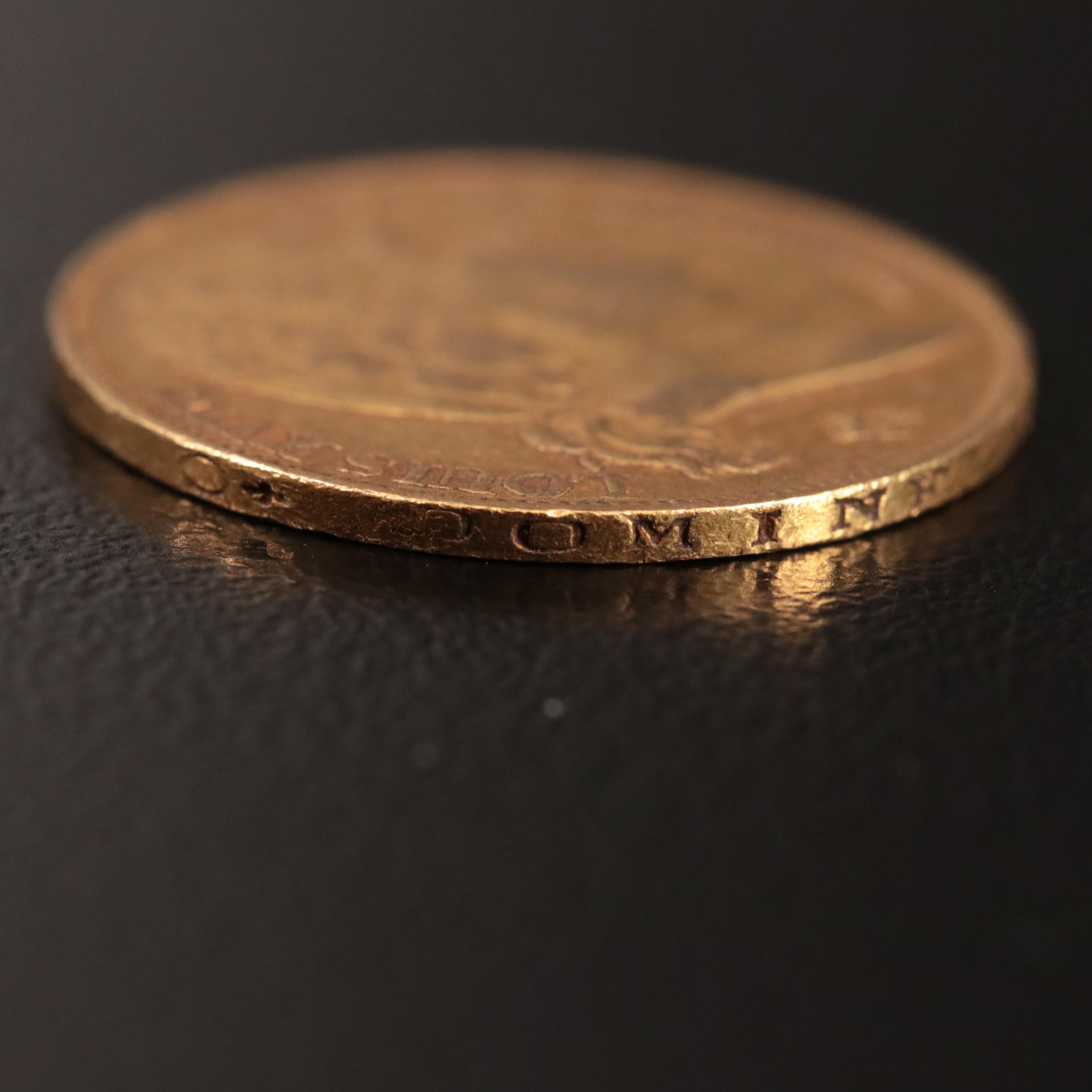 1817-A France Twenty Francs Gold Coin