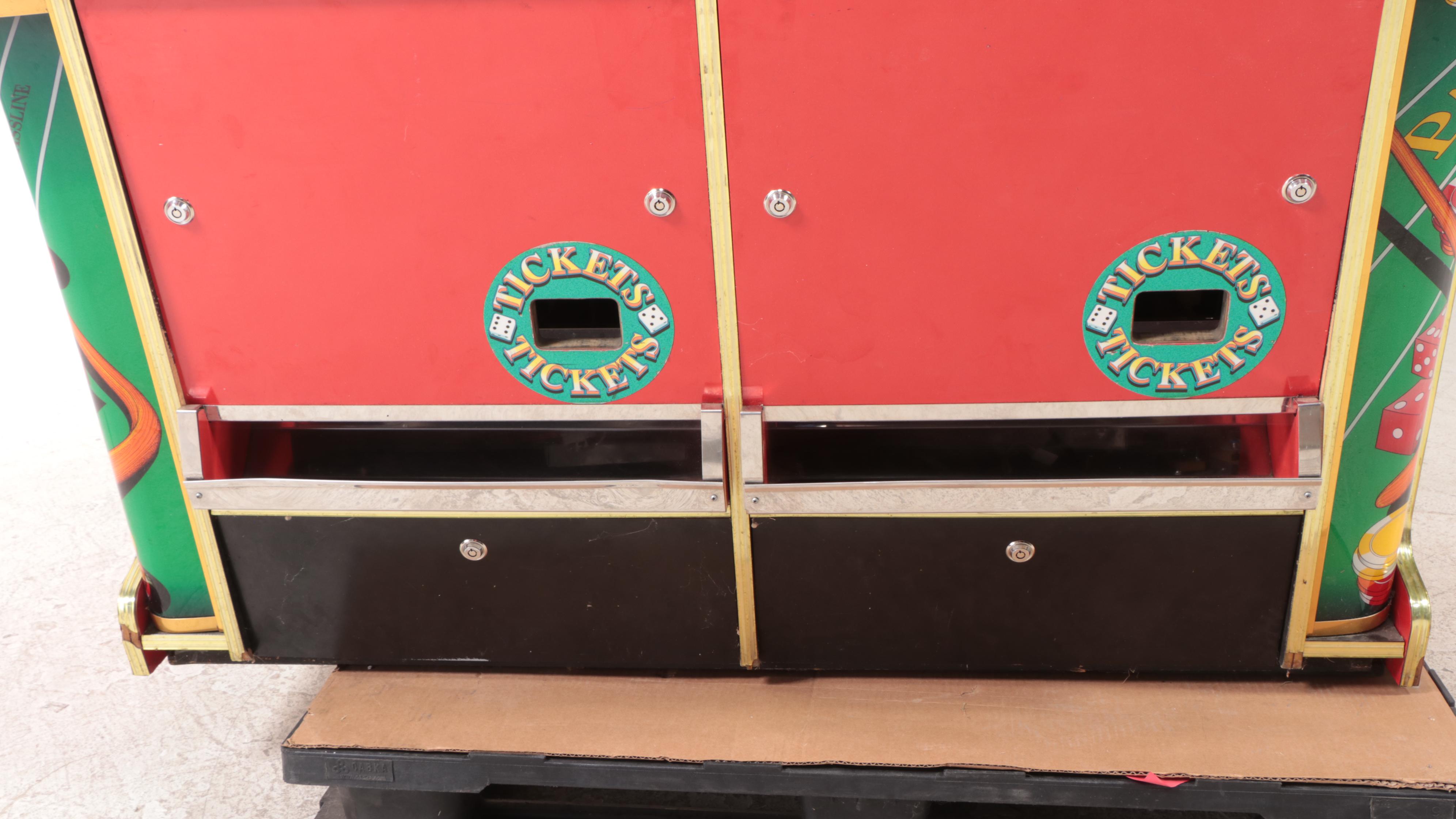 Cromptons Leisure Machines Ltd. Hi-Roller Coin Pusher Two Person Arcade Game