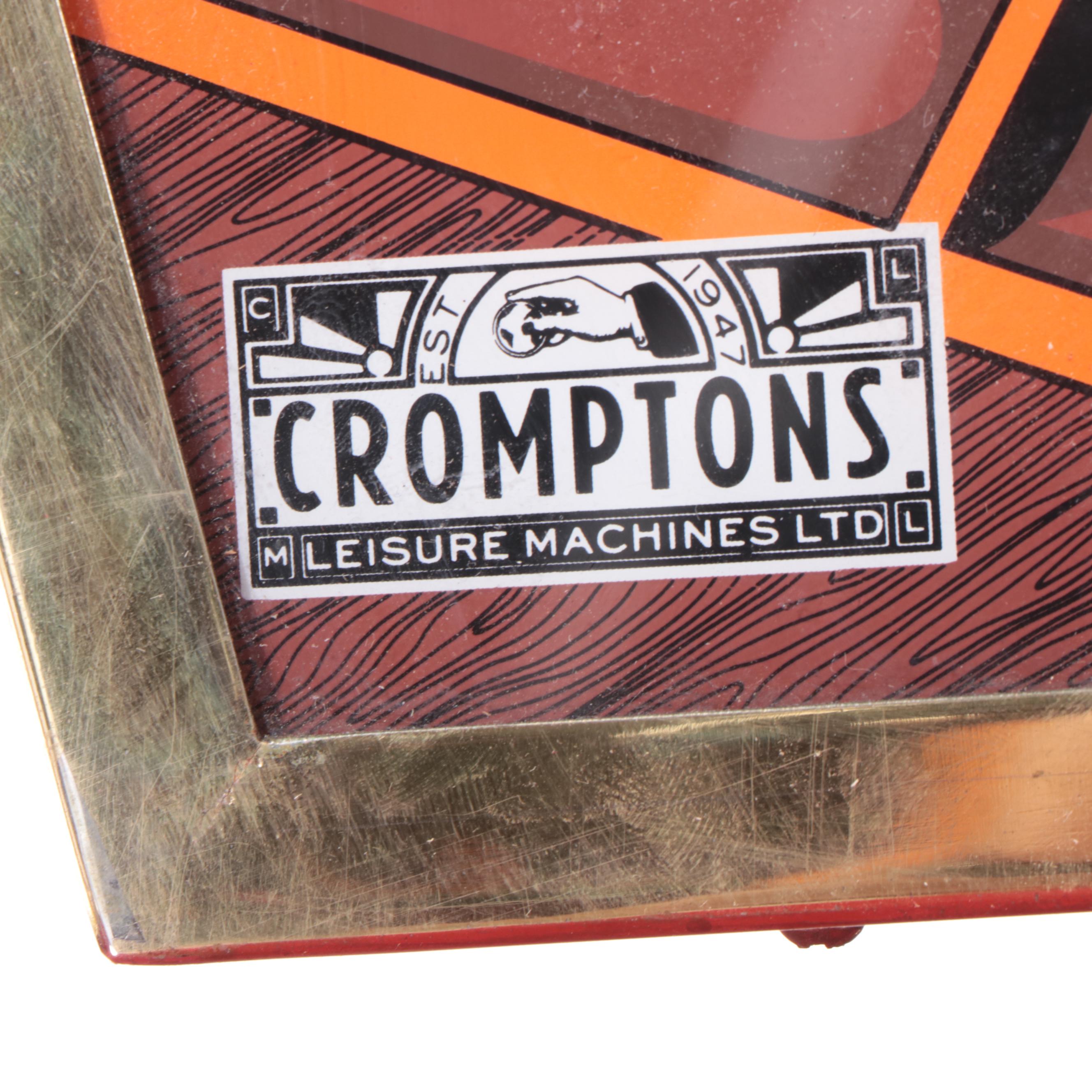 Cromptons Leisure Machines Ltd. Hi-Roller Coin Pusher Two Person Arcade Game