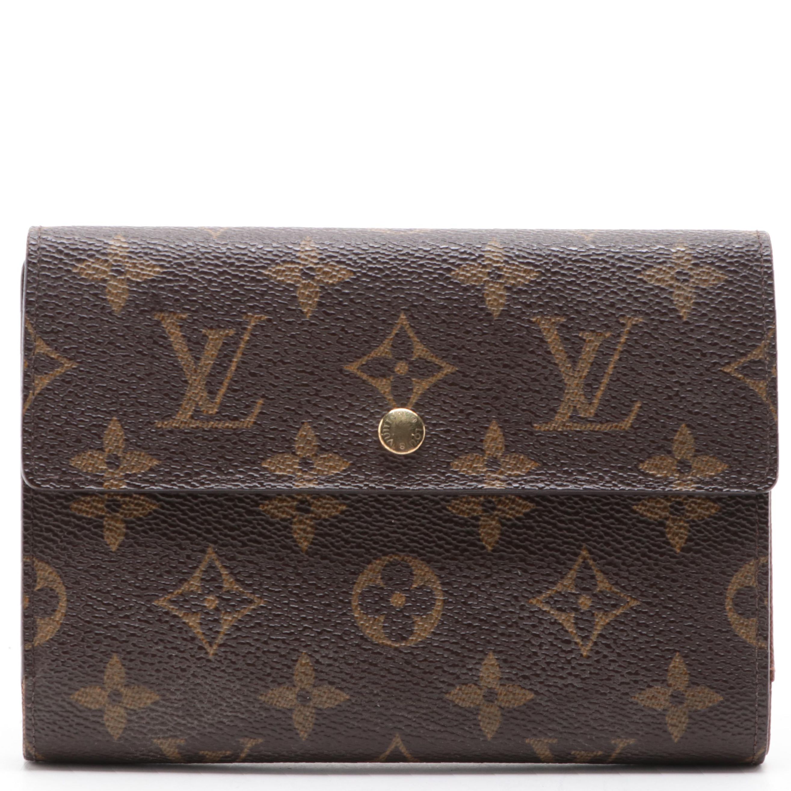 Louis Vuitton Porte-Trésor Organizer Trifold Wallet in Monogram Canvas