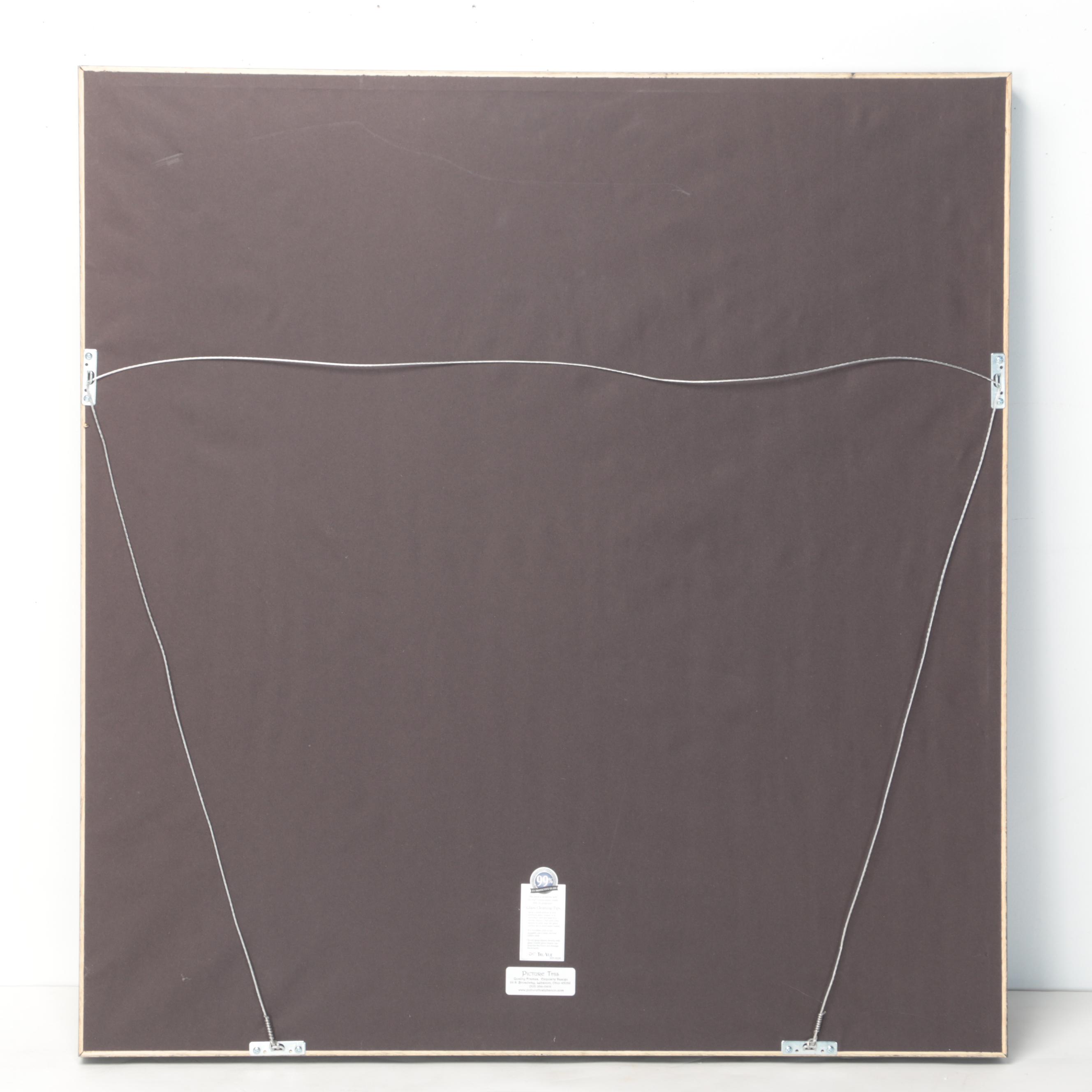 Eddie George Signed Ohio State University Hall of Fame Football Jersey in Frame