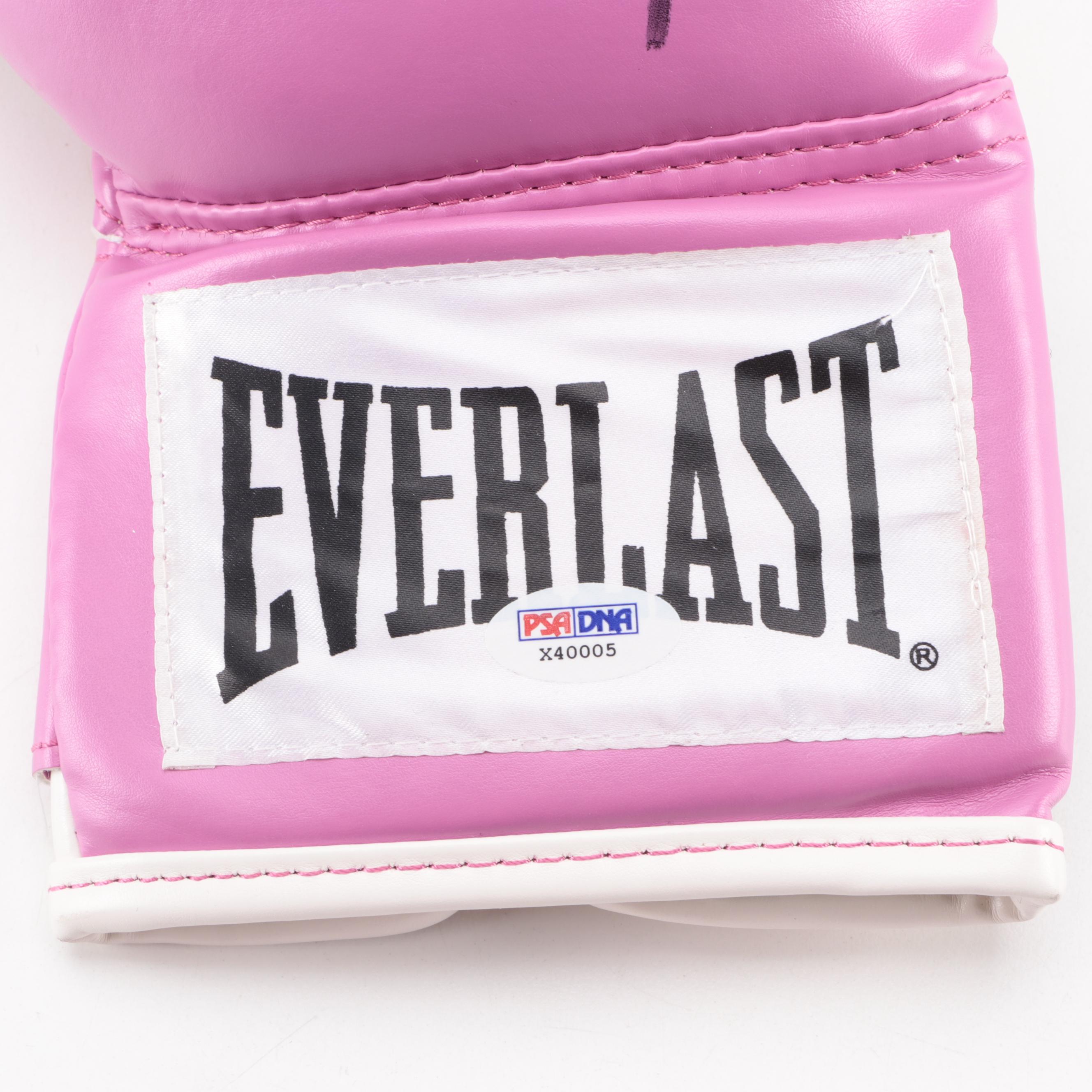 Adrien Broner Signed Pink Everlast Boxing Glove