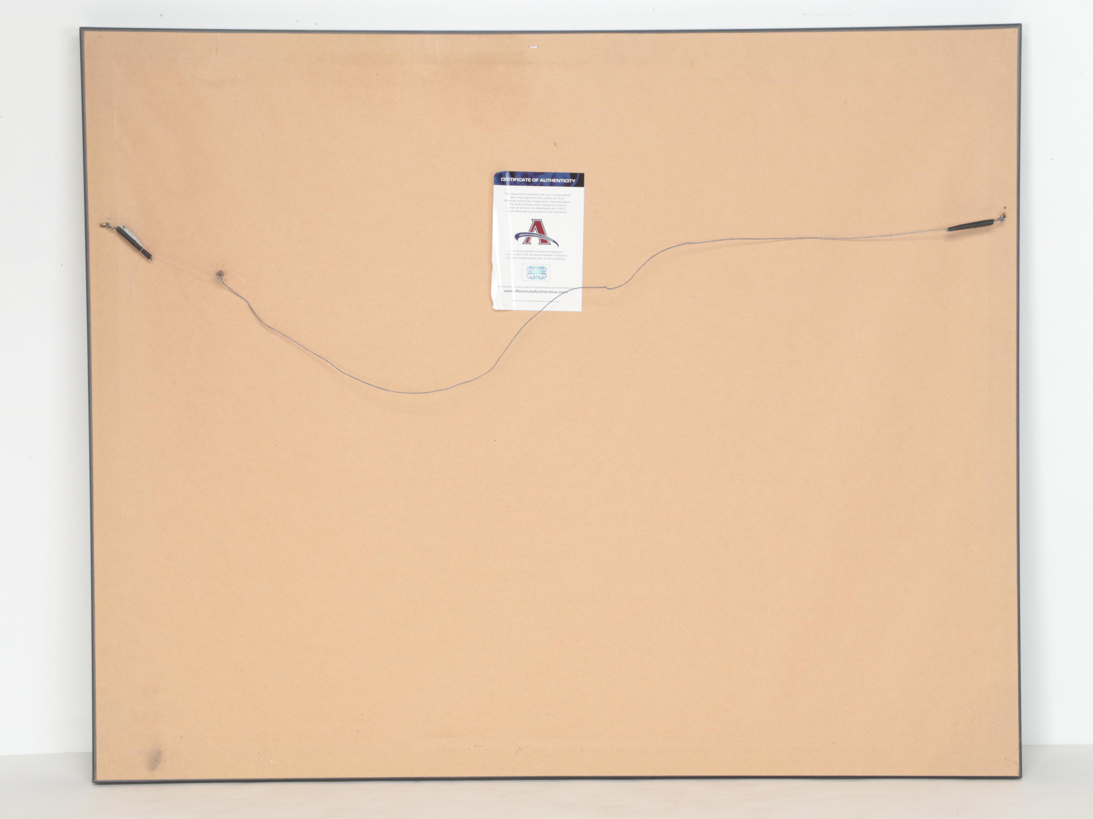 Cincinnati Bengals Andy Dalton Signed Jersey with Cards and Print in Mat Frame