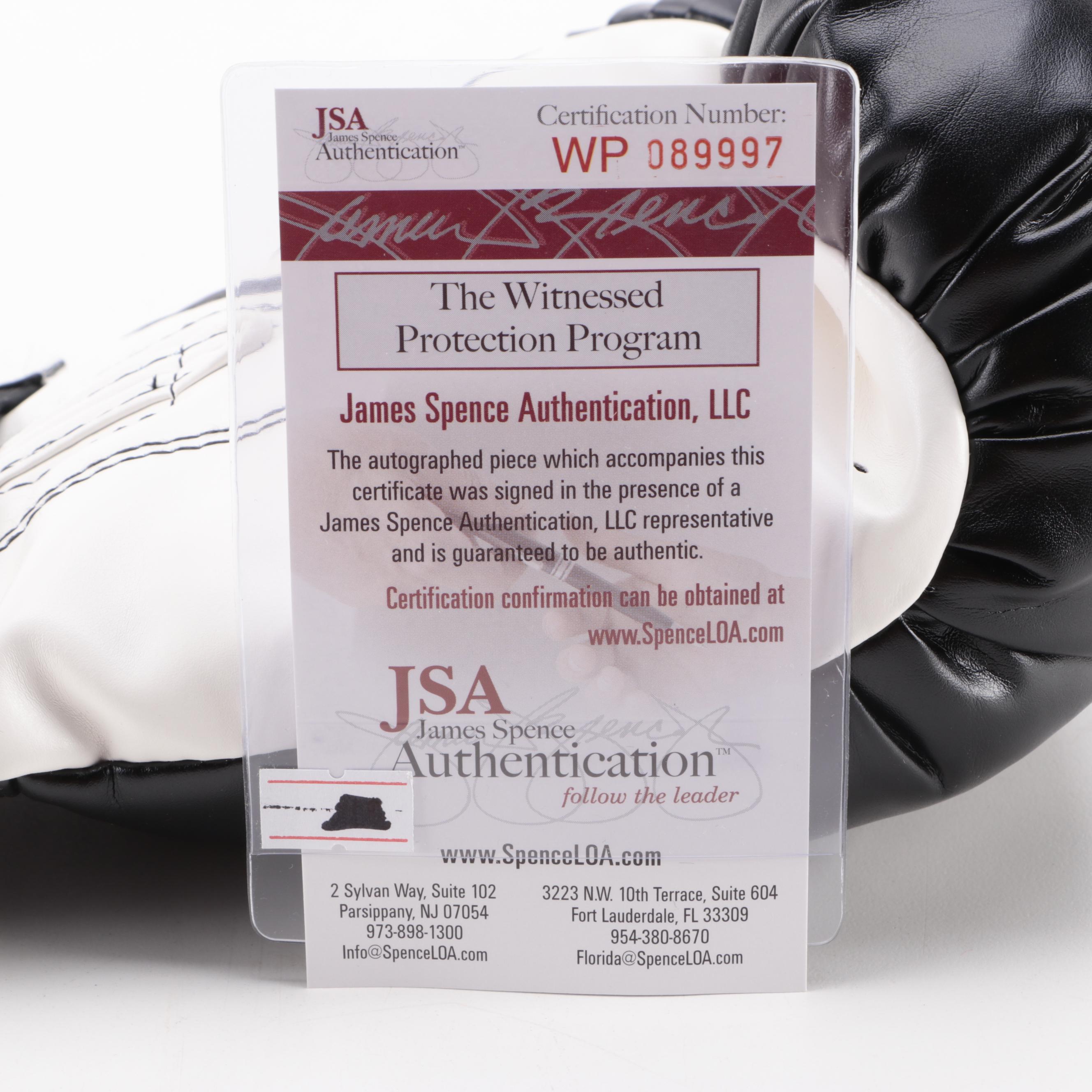 Larry "The Easton Assassin" Holmes Signed Everlast Boxing Glove