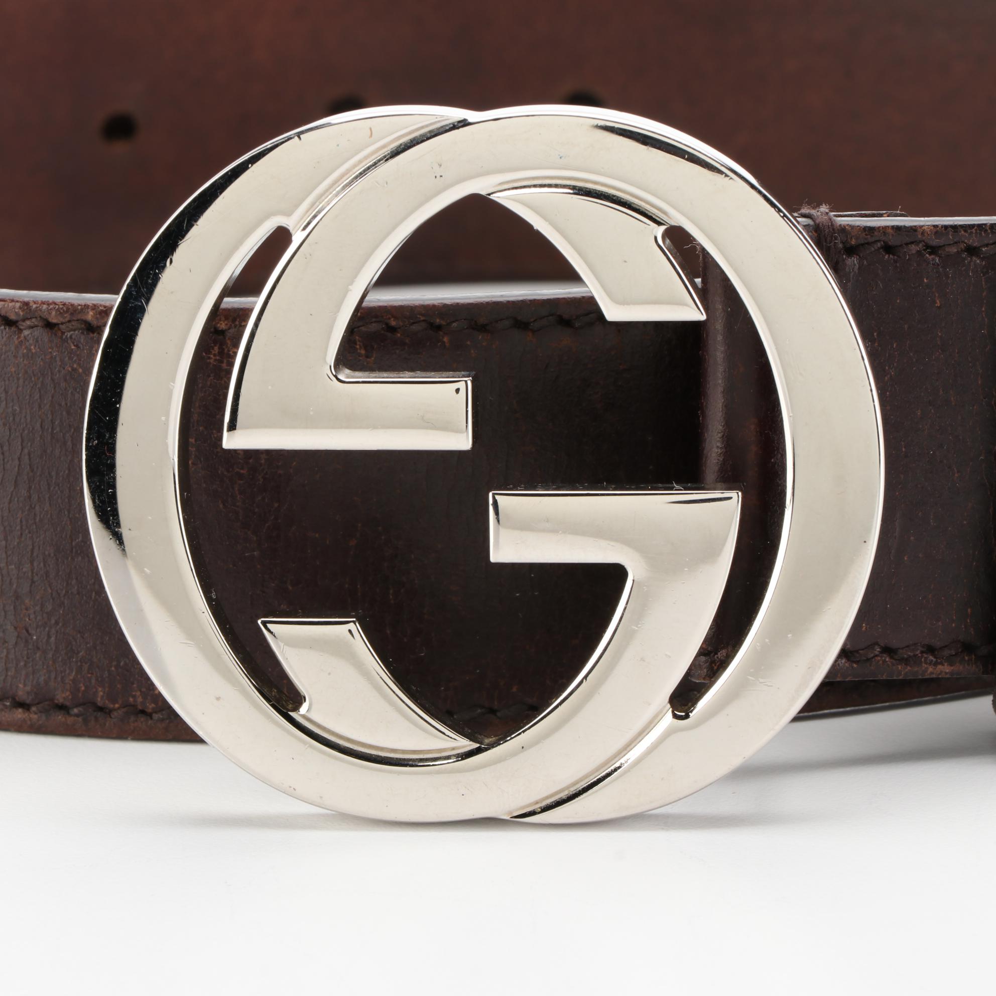 Gucci Interlocking Logo Belt