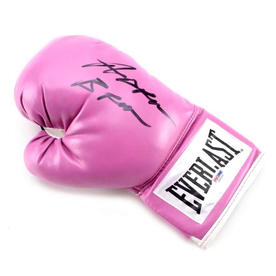 Adrien Broner Signed Pink Everlast Boxing Glove