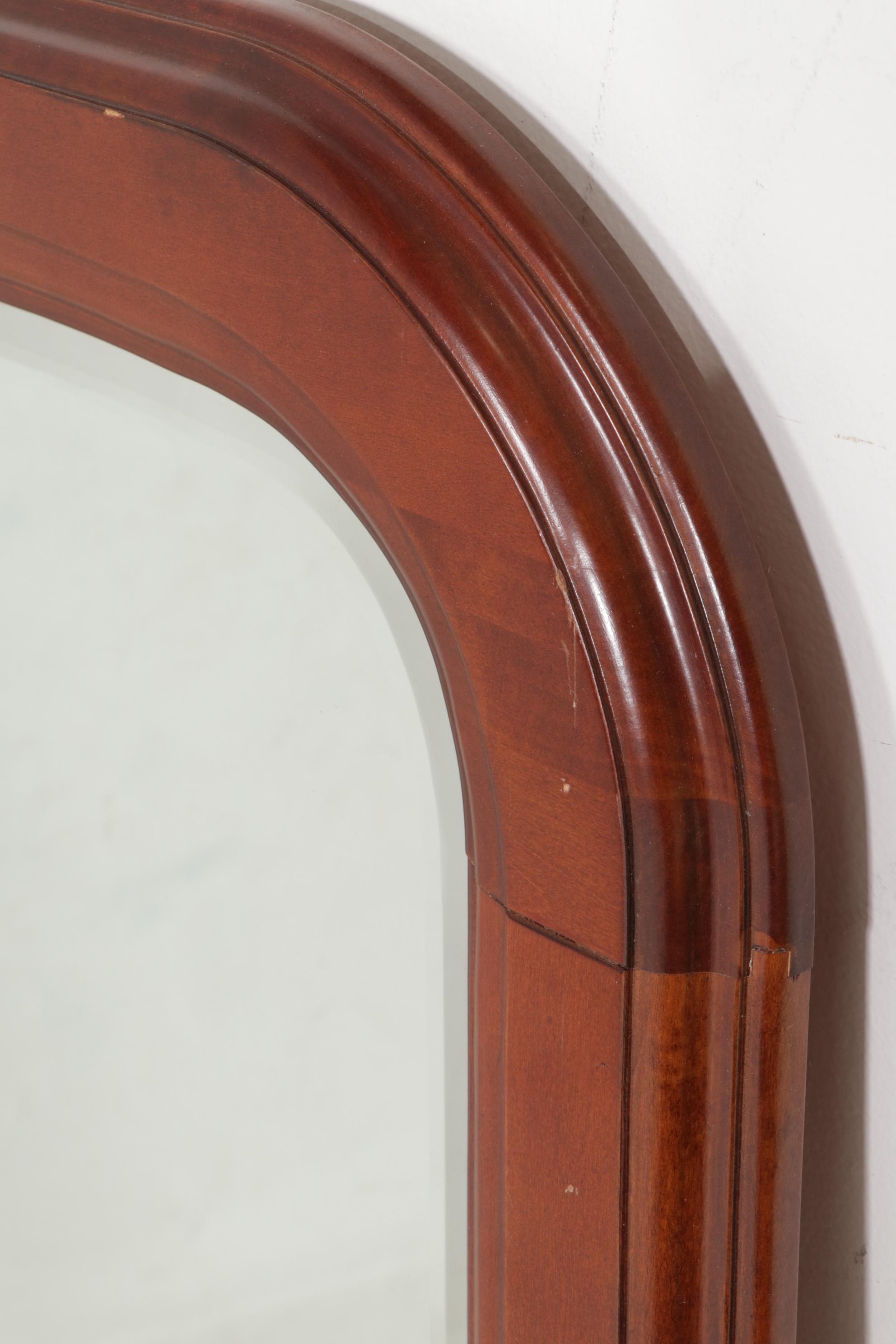 Louis Philippe Style Cherry-Stained Dresser with Mirror