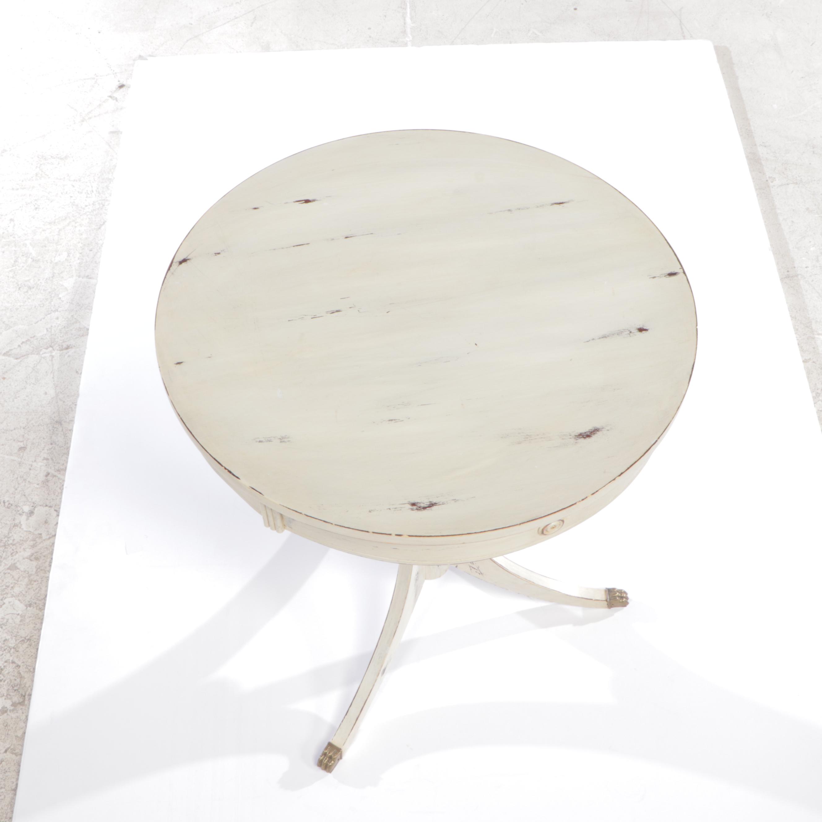 Classical Style Painted Side Table, Early to Mid 20th Century