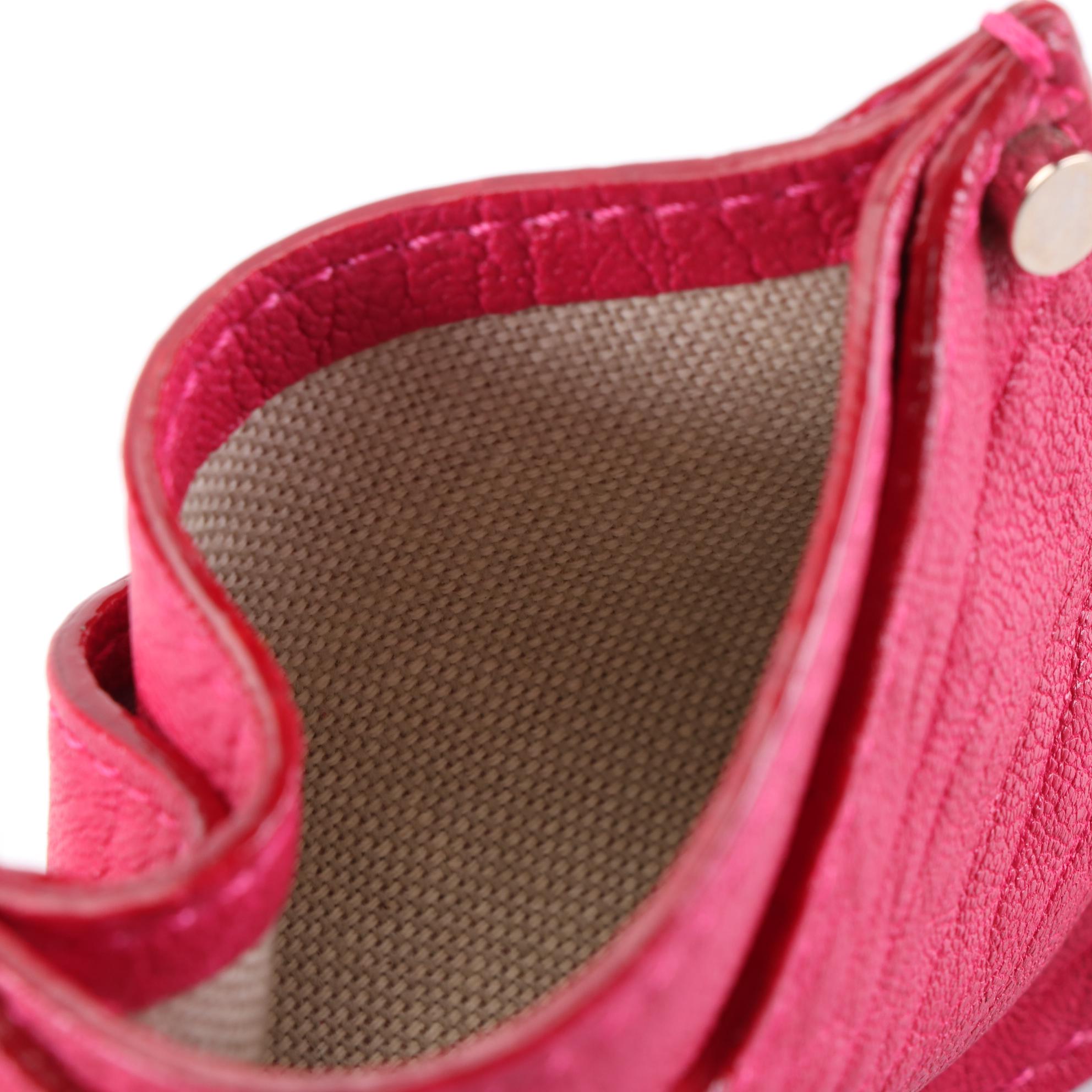 Jimmy Choo Card Case in Tumbled Lambskin Leather