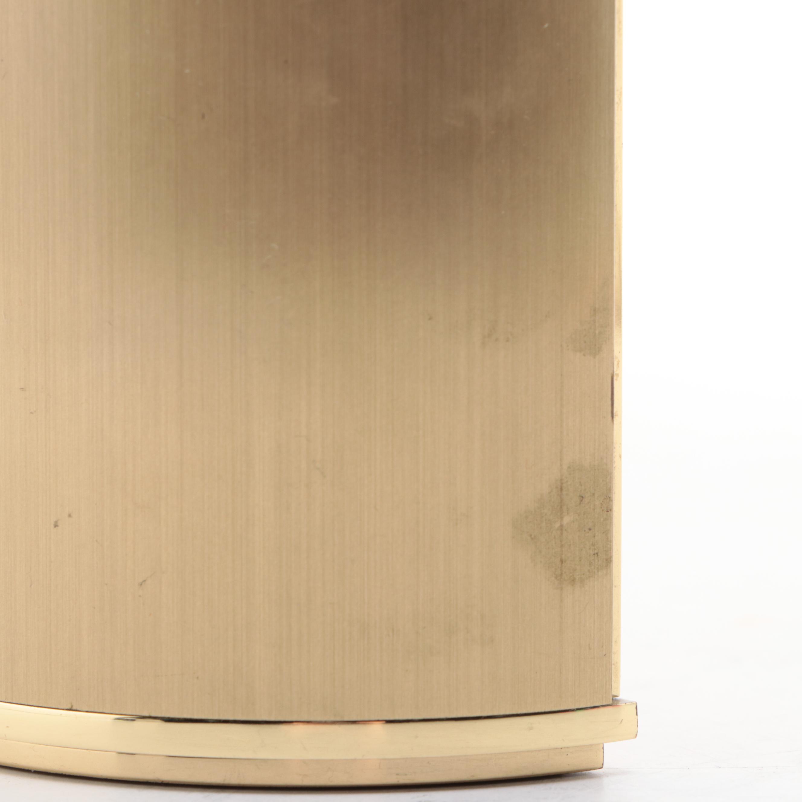 Tiffany & Co. Brass Desk Clock